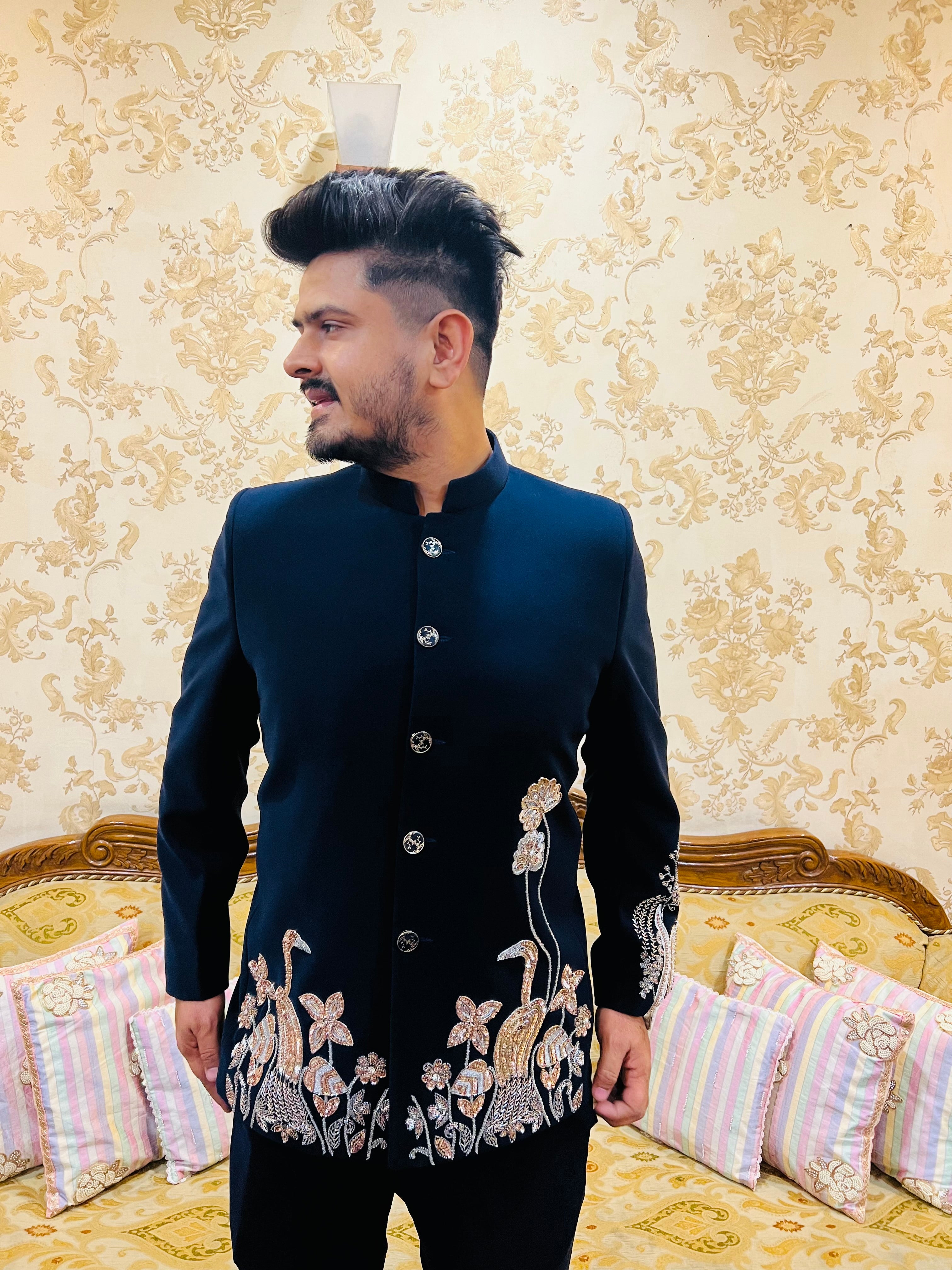 Heritage Luxe Embroidered Blazer Set