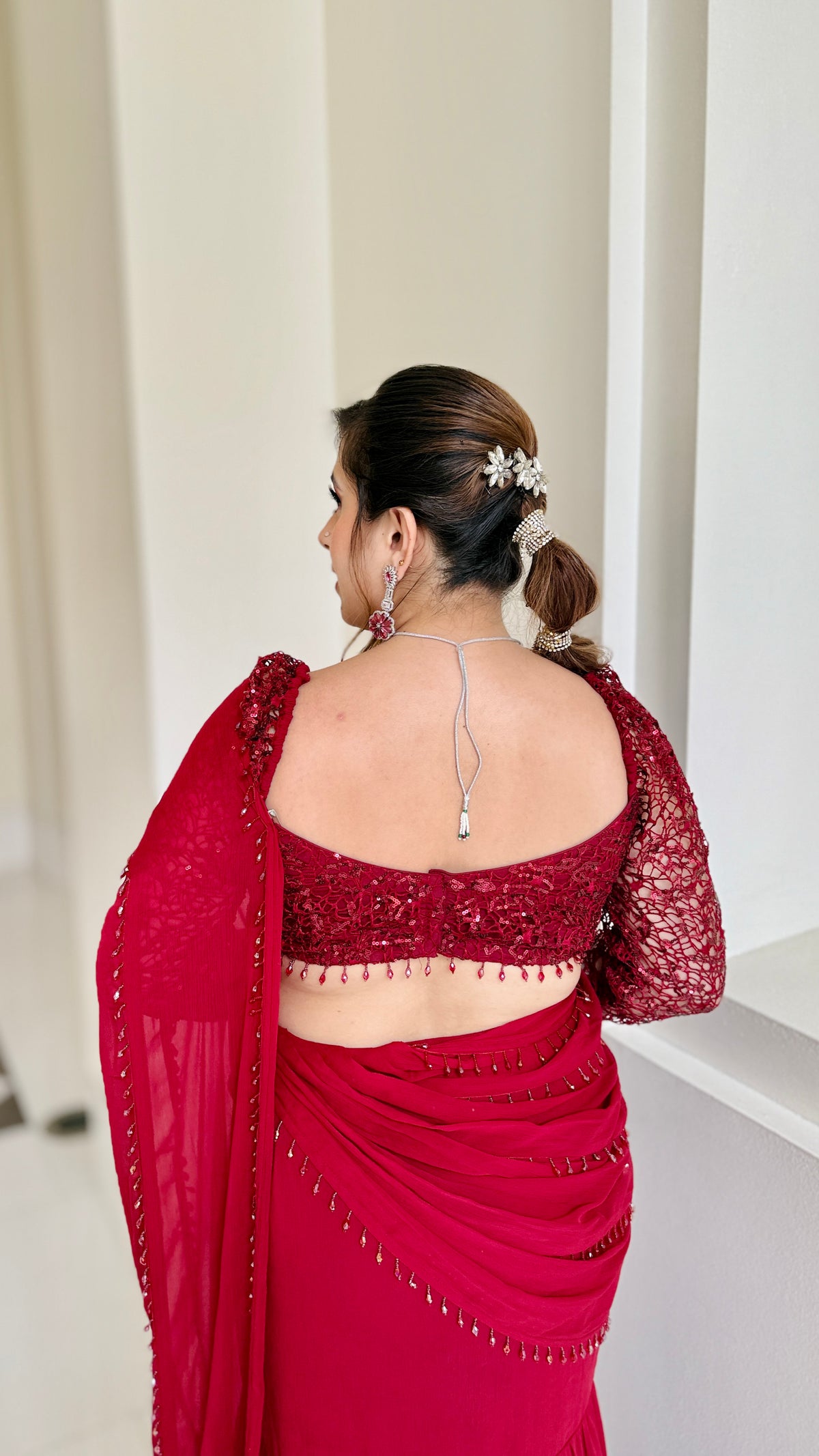 Date me Karva Fish Cut Saree