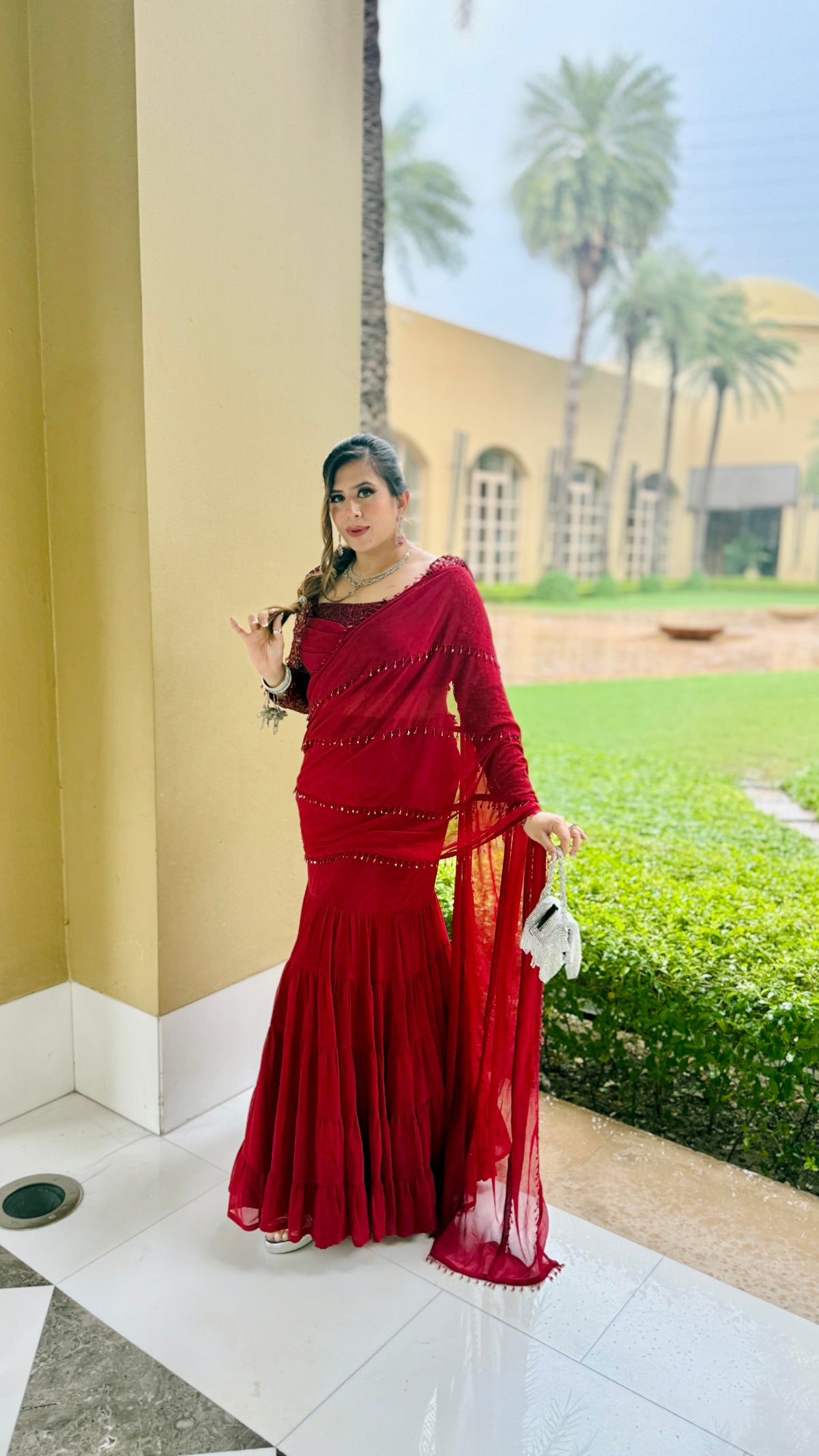 Date me Karva Fish Cut Saree