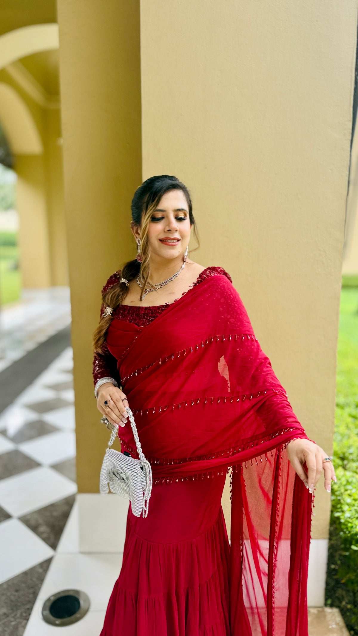 Date me Karva Fish Cut Saree