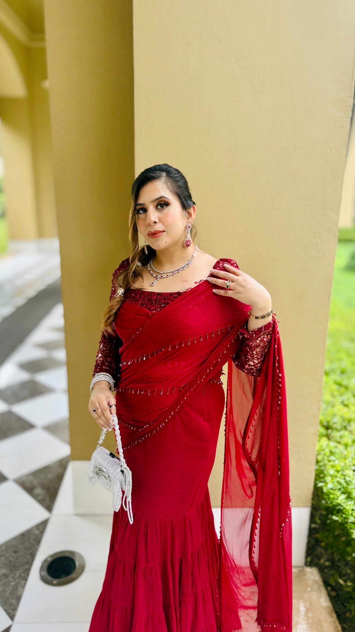 Date me Karva Fish Cut Saree