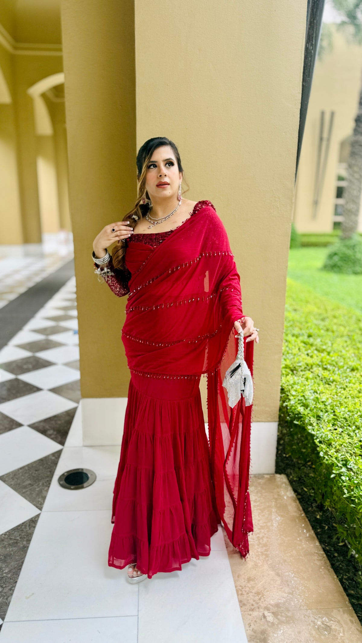 Date me Karva Fish Cut Saree