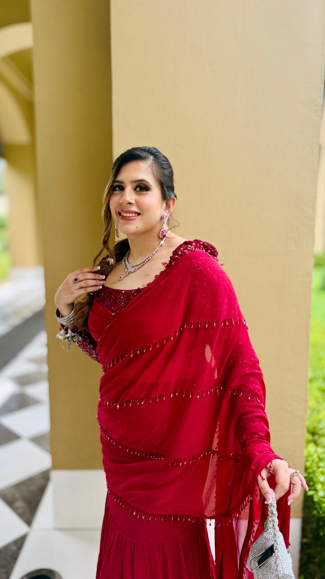 Date me Karva Fish Cut Saree