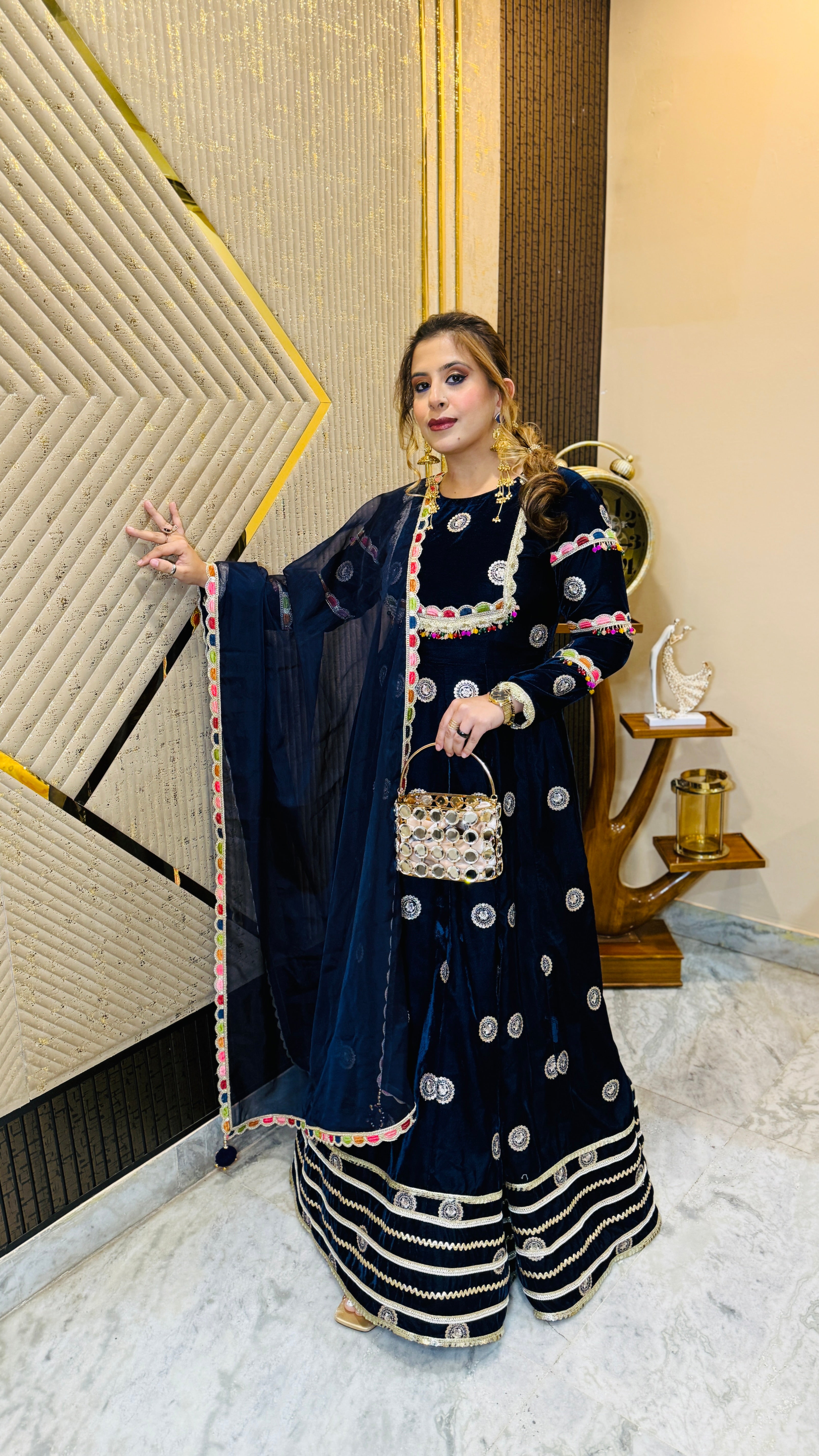 Sufi Night Embroidered Anarkali