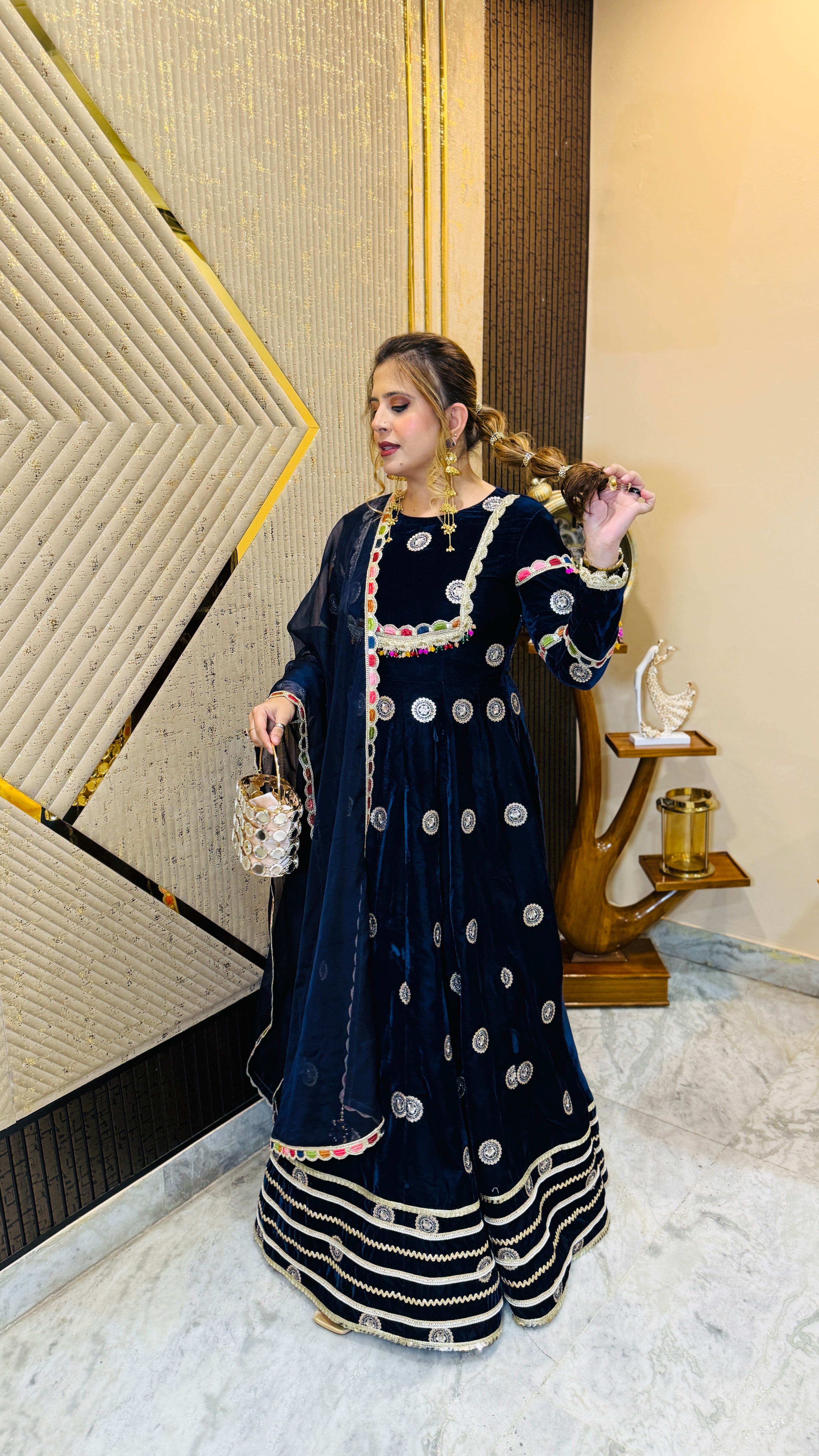 Sufi Night Embroidered Anarkali