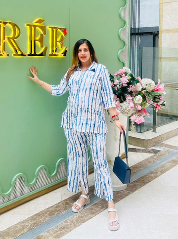 Blue Tie And Dye Co-ord