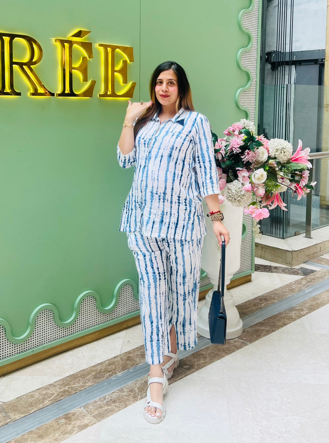 Blue Tie And Dye Co-ord