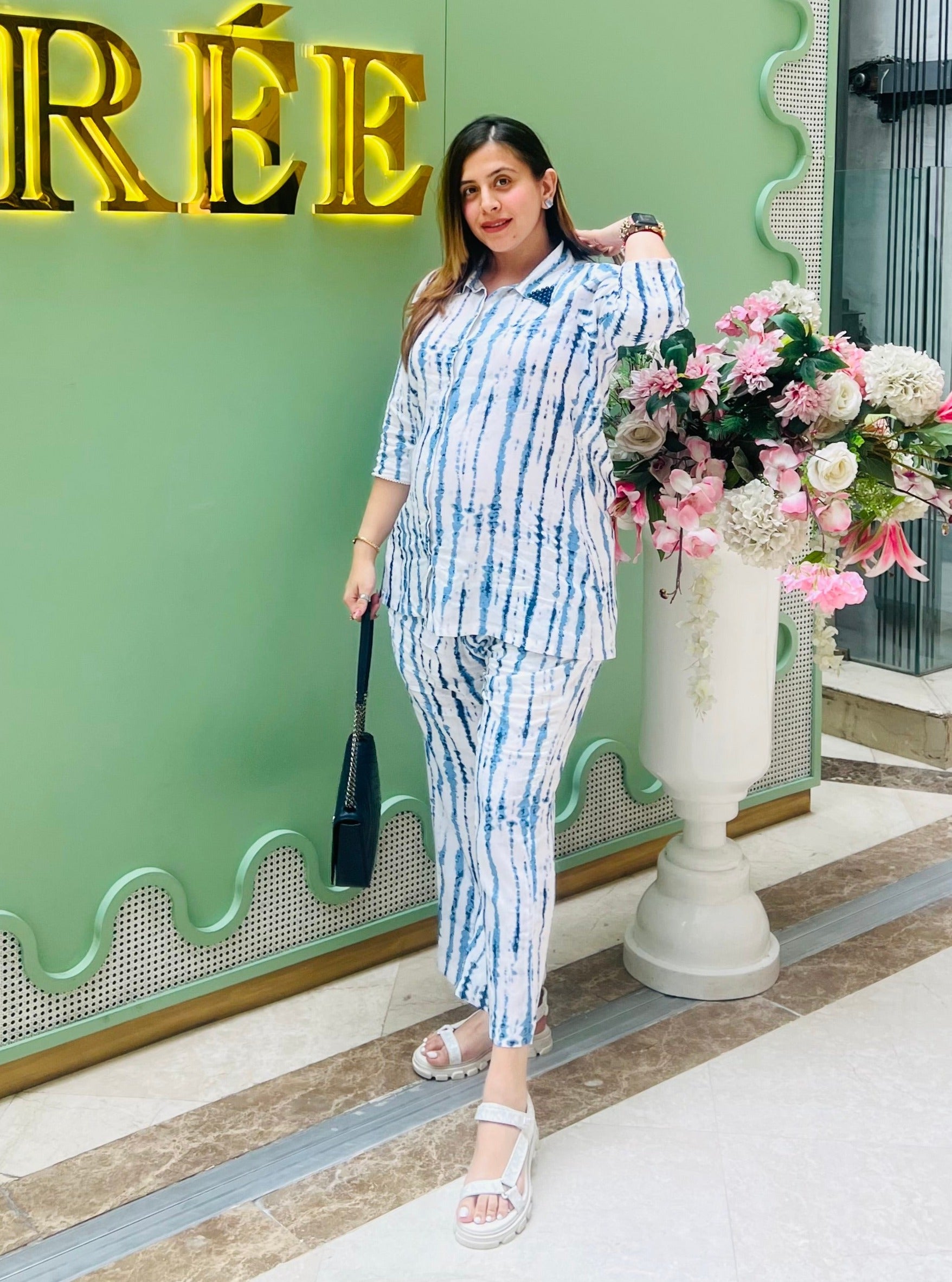 Blue Tie And Dye Co-ord