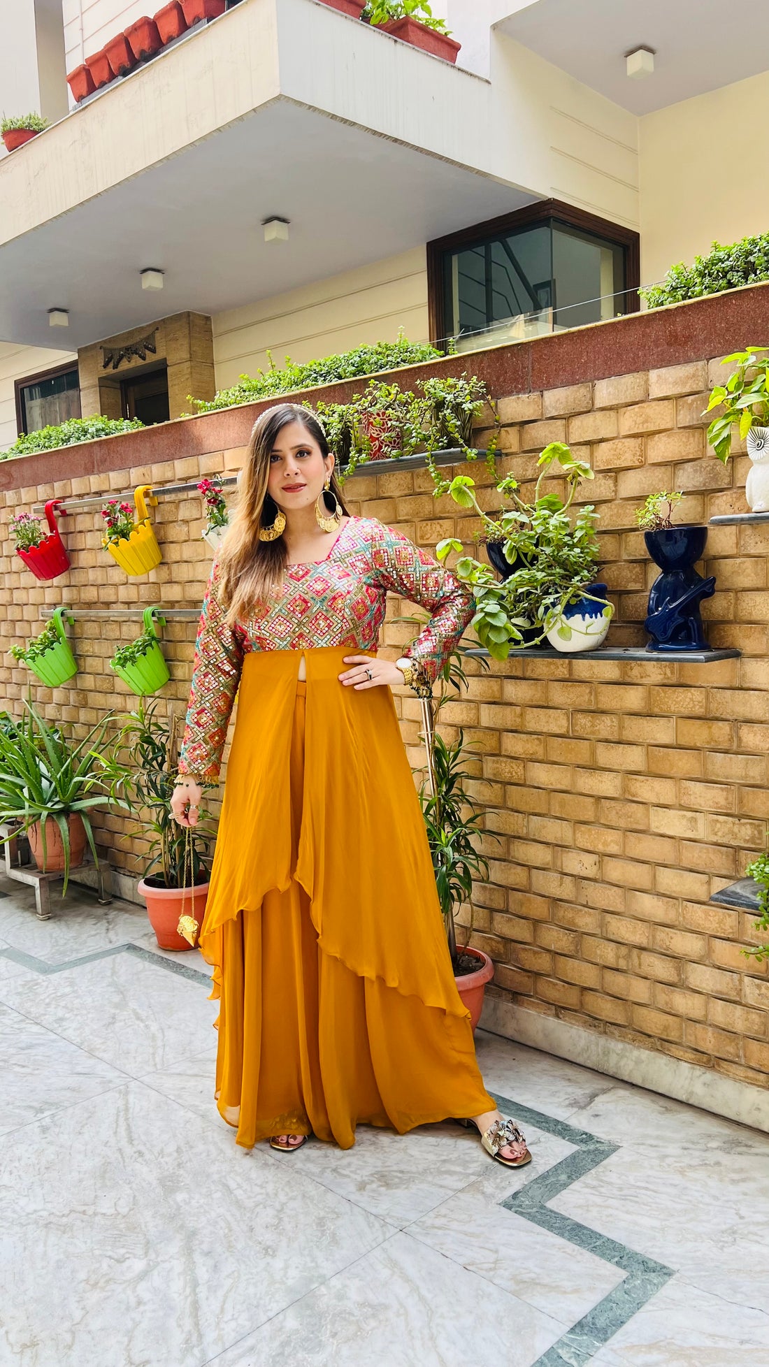 Haldi Mustard Sharara