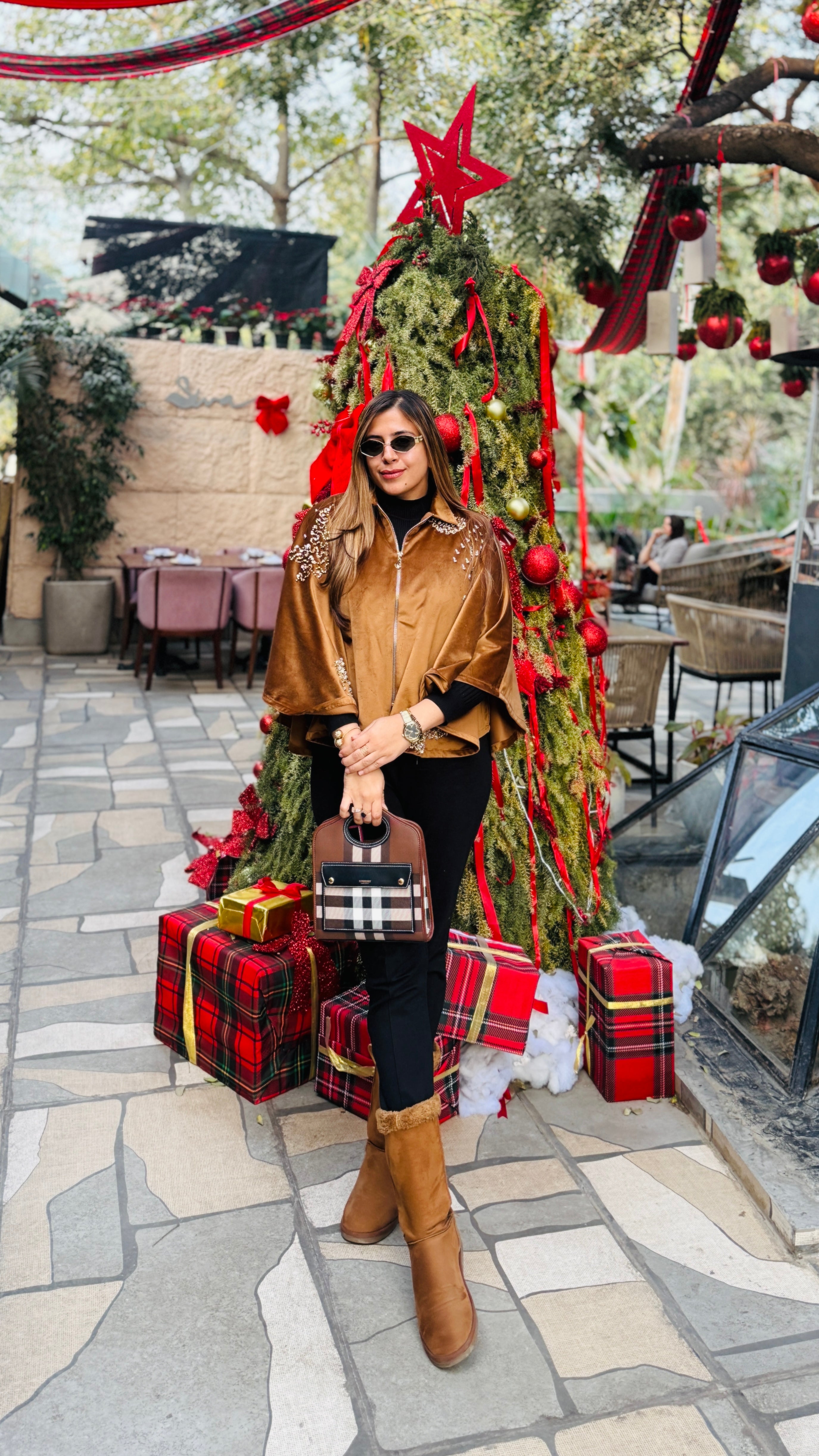 Amber Embroidered Cape Top