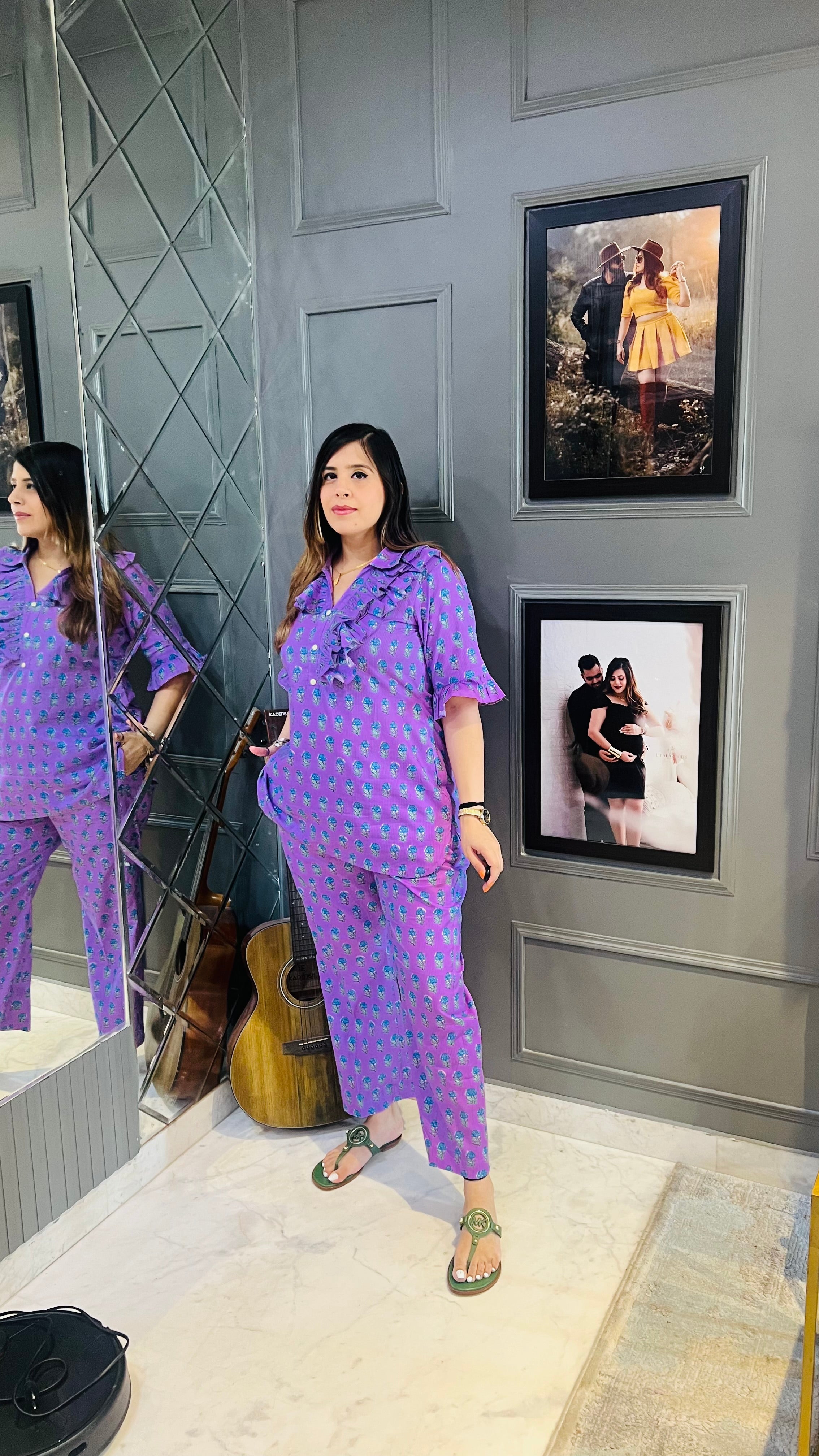 Lavender Motif Co-ord