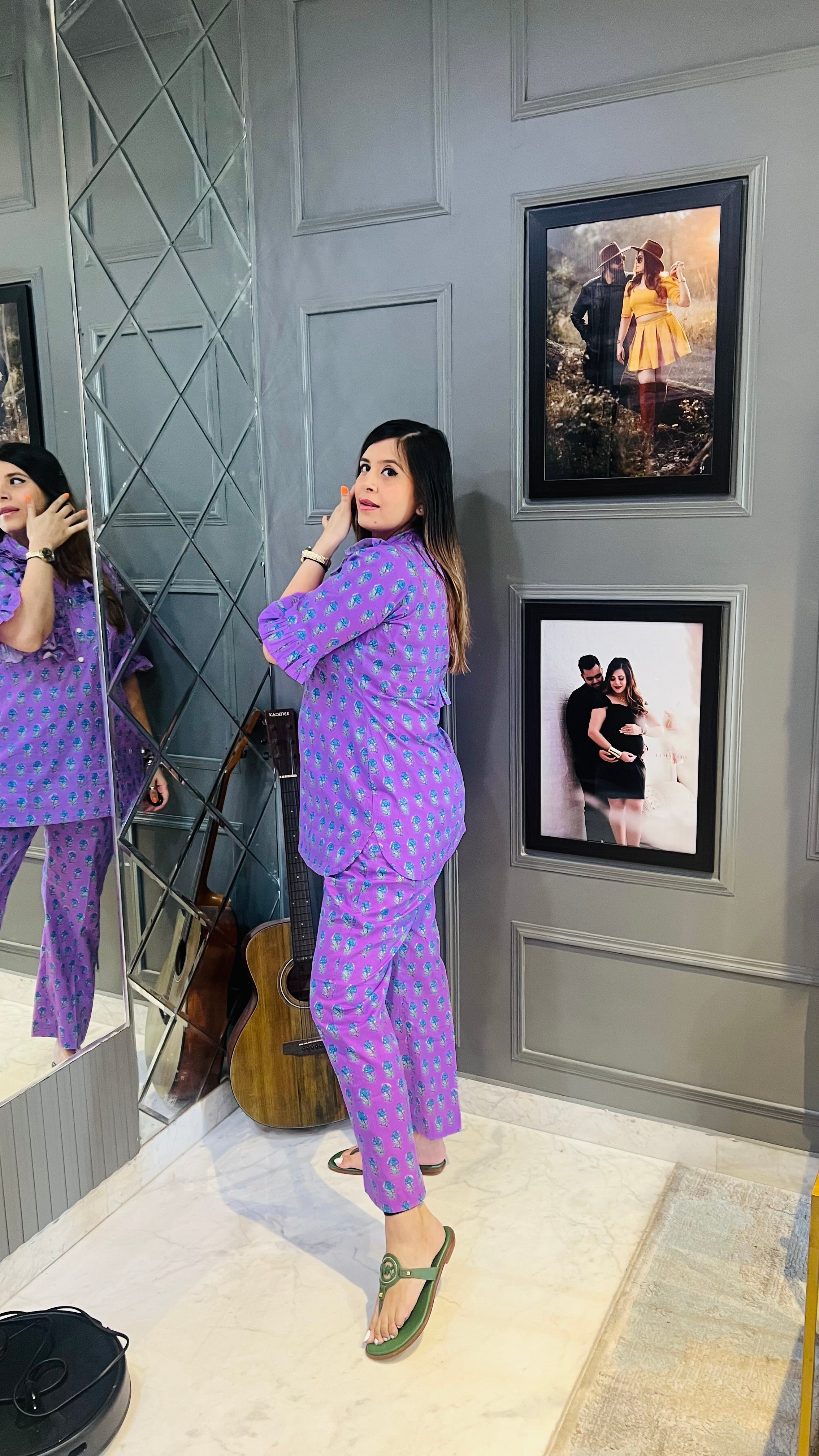 Lavender Motif Co-ord