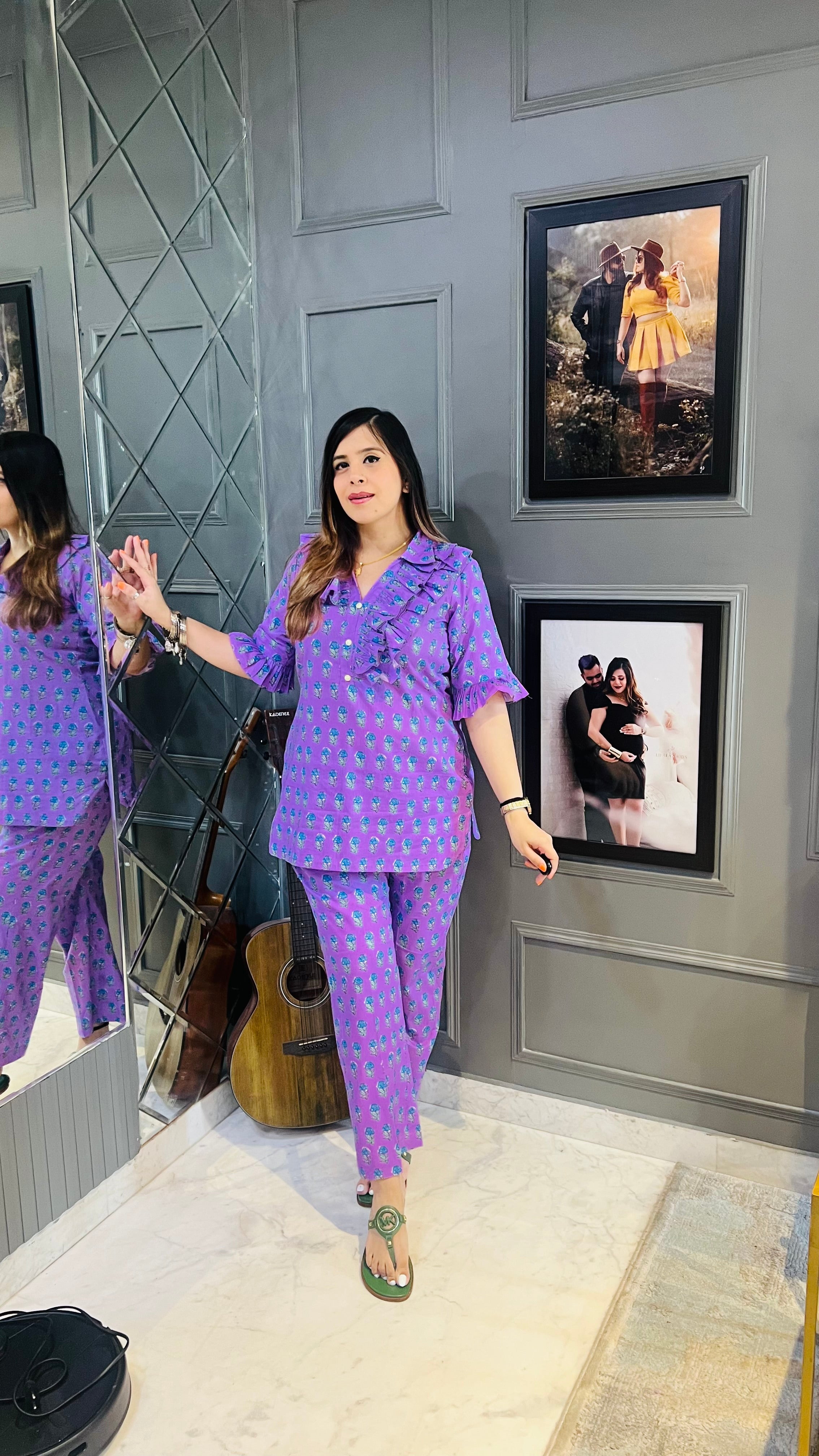 Lavender Motif Co-ord