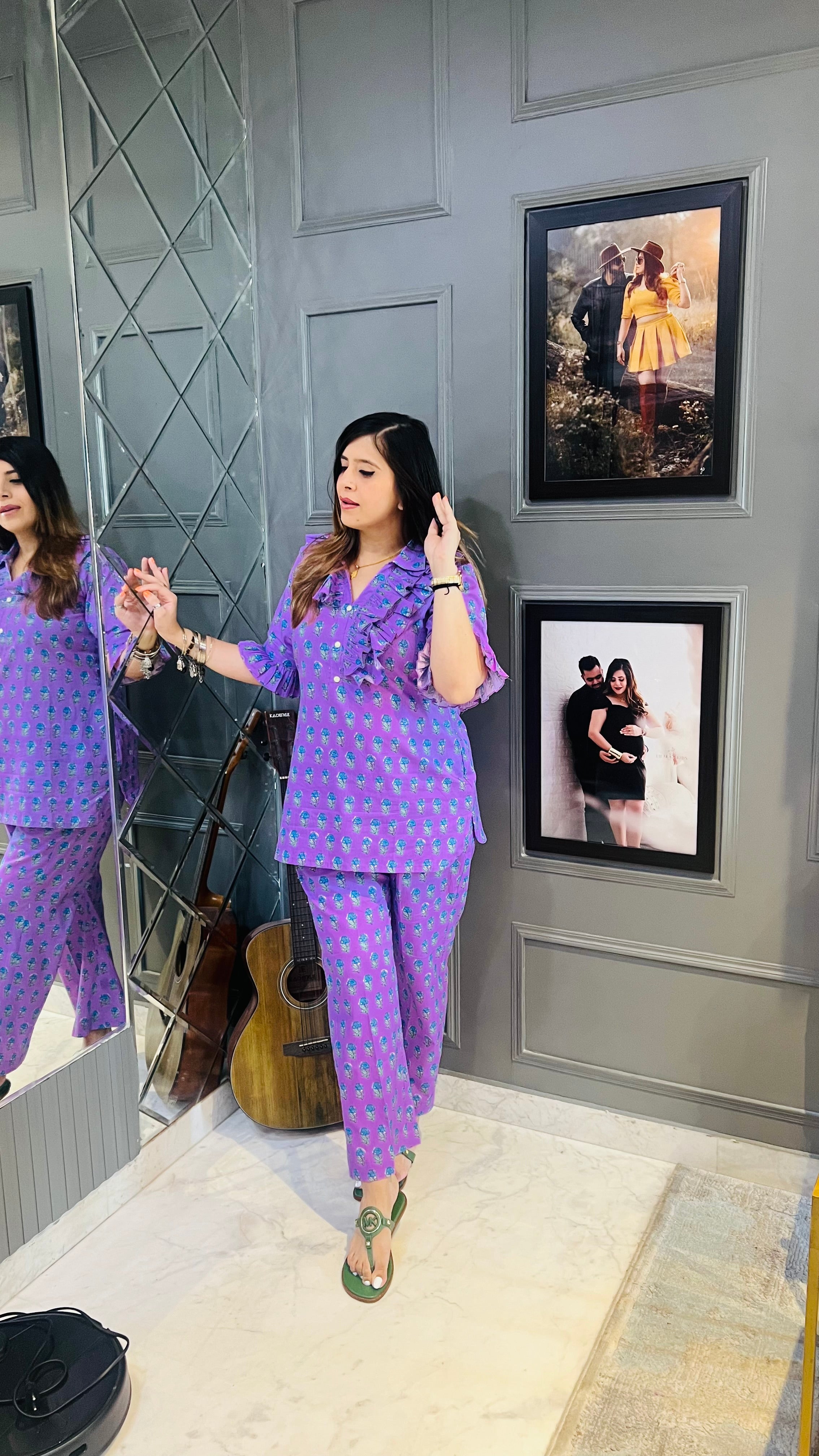 Lavender Motif Co-ord