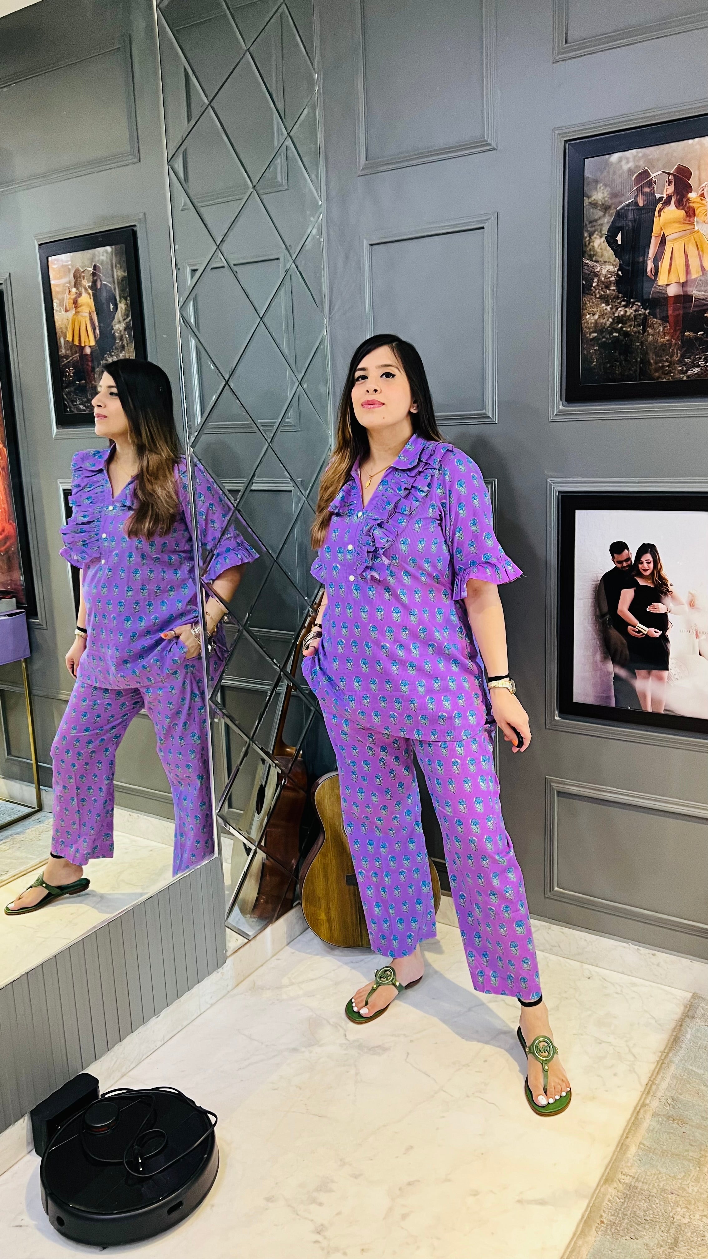 Lavender Motif Co-ord