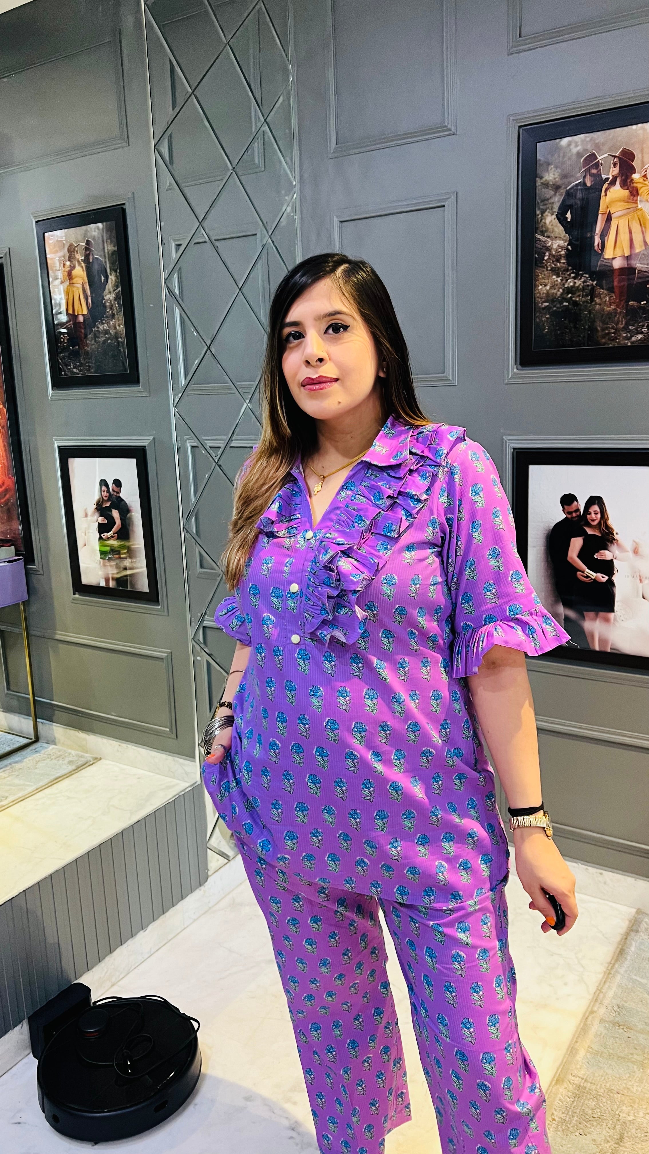 Lavender Motif Co-ord