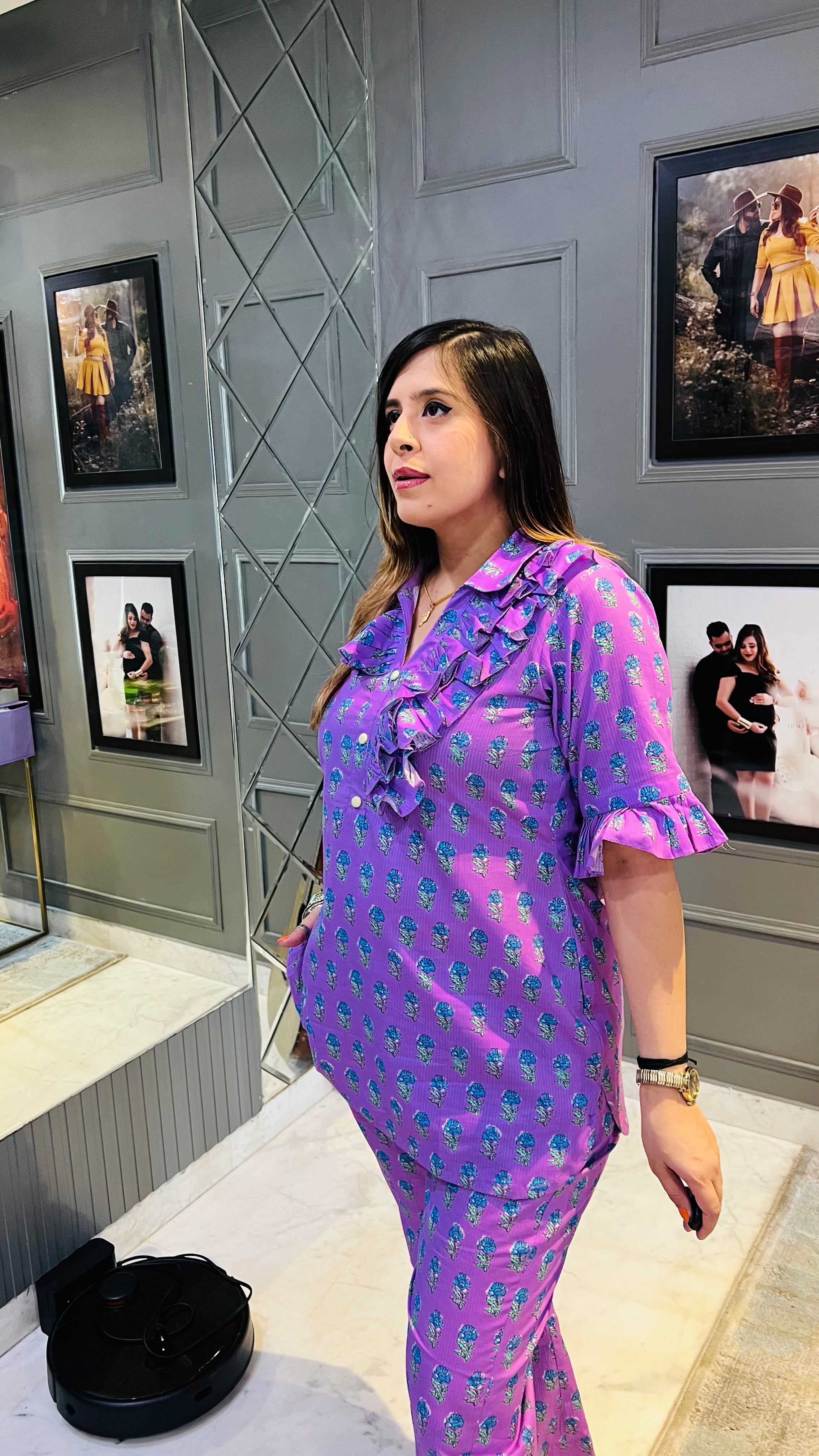 Lavender Motif Co-ord