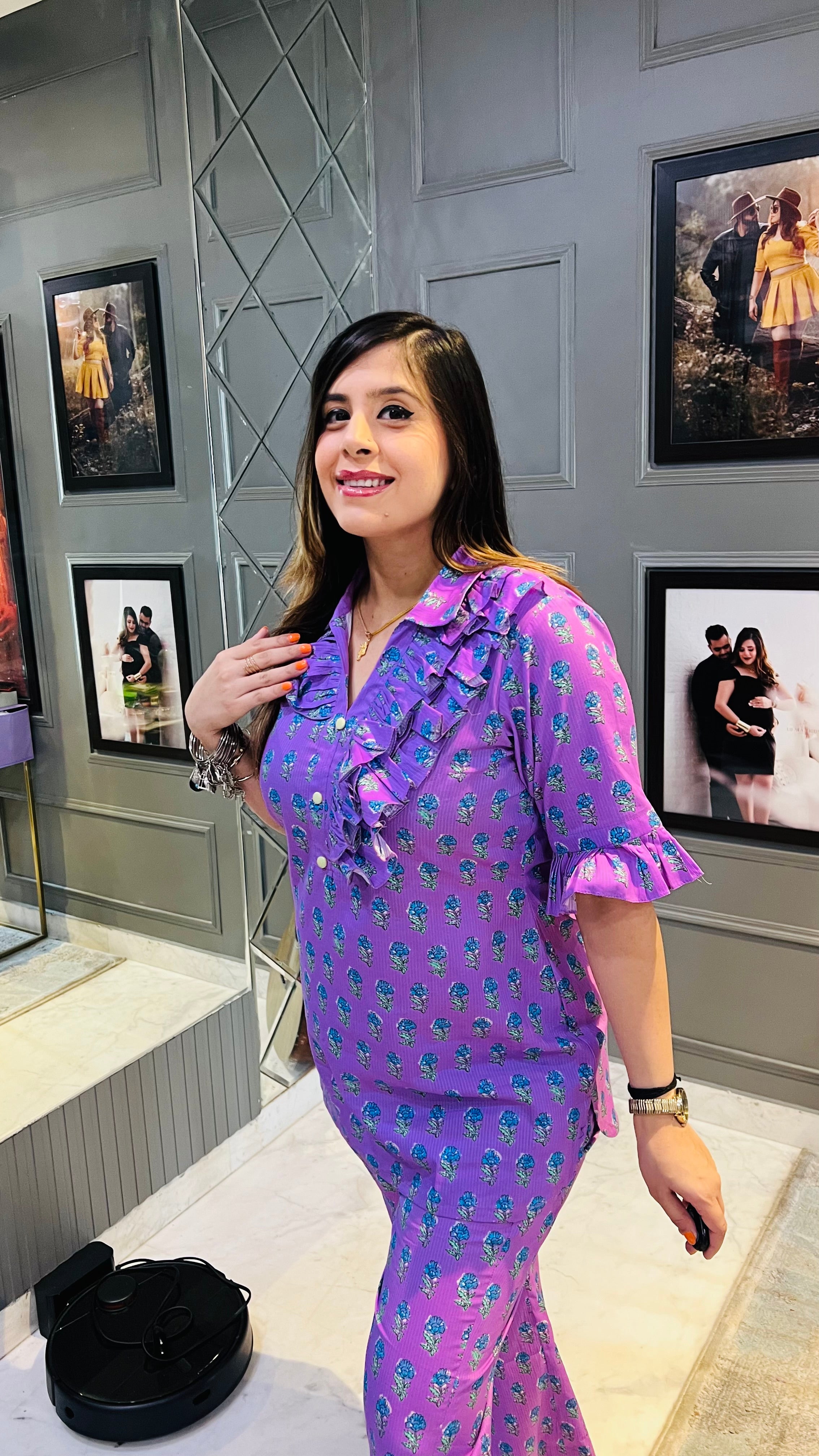 Lavender Motif Co-ord