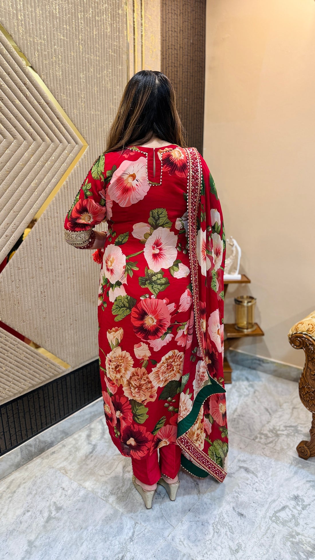 Cherry Karvachauth Suit