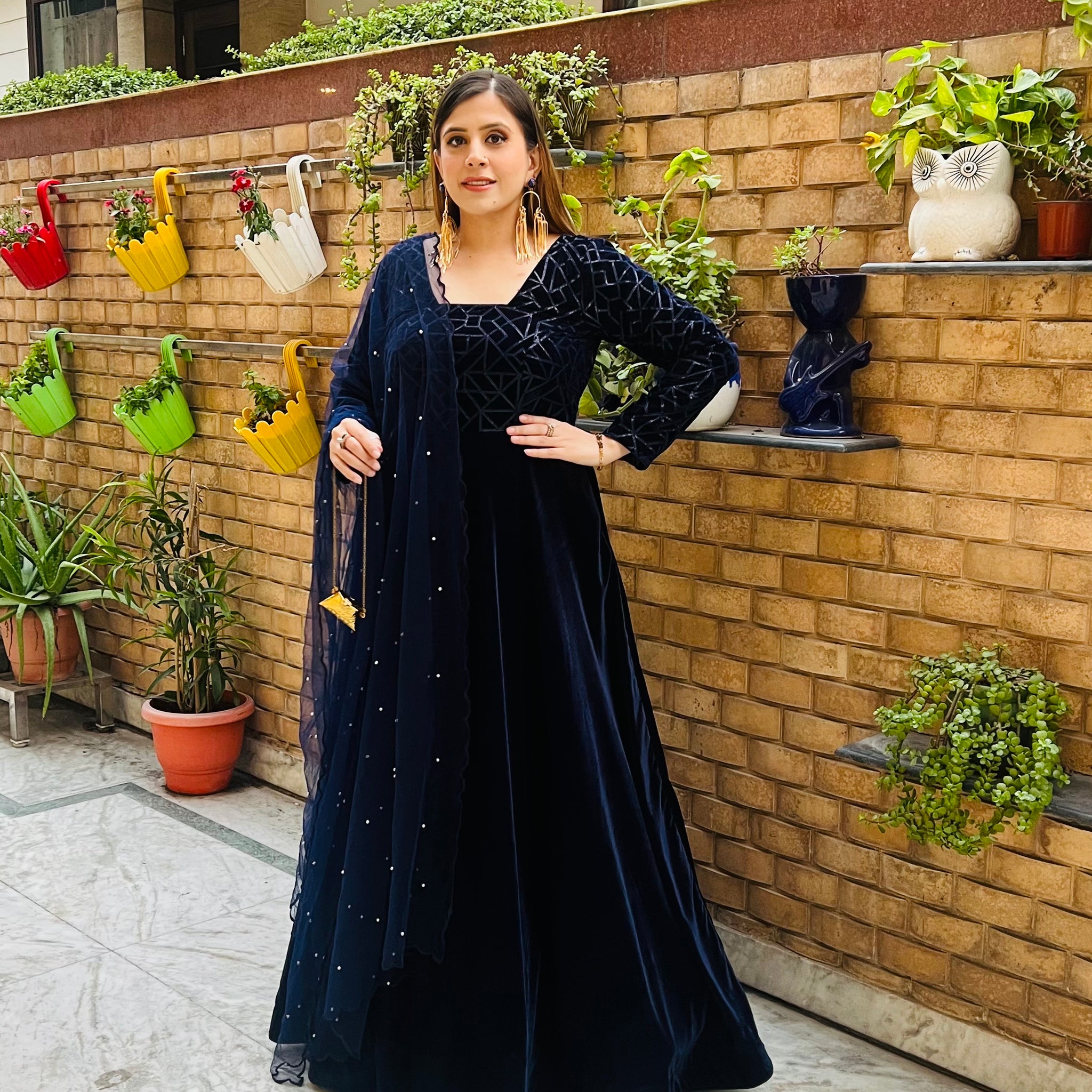 Blue Geometrical Love