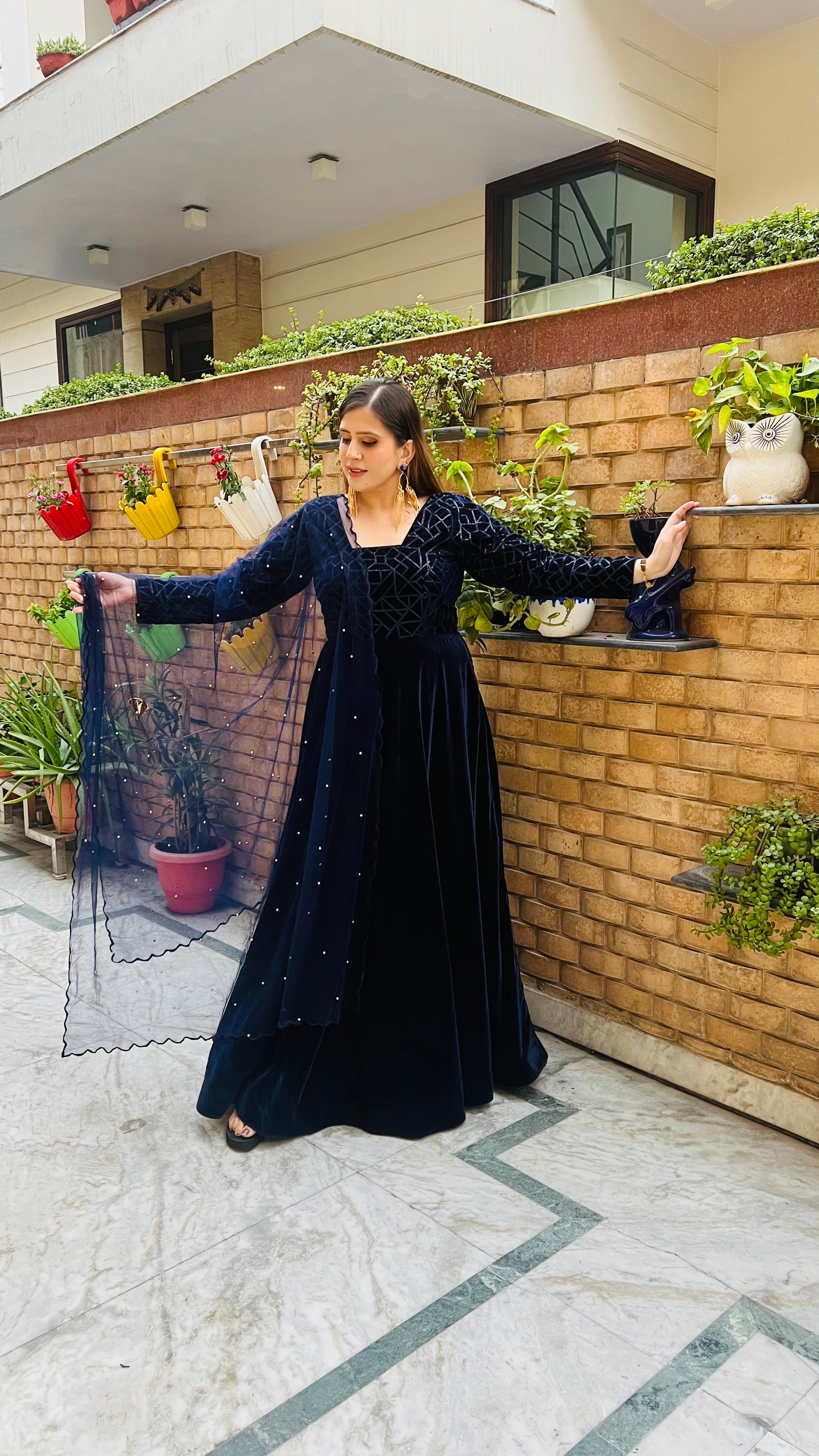 Blue Geometrical Love