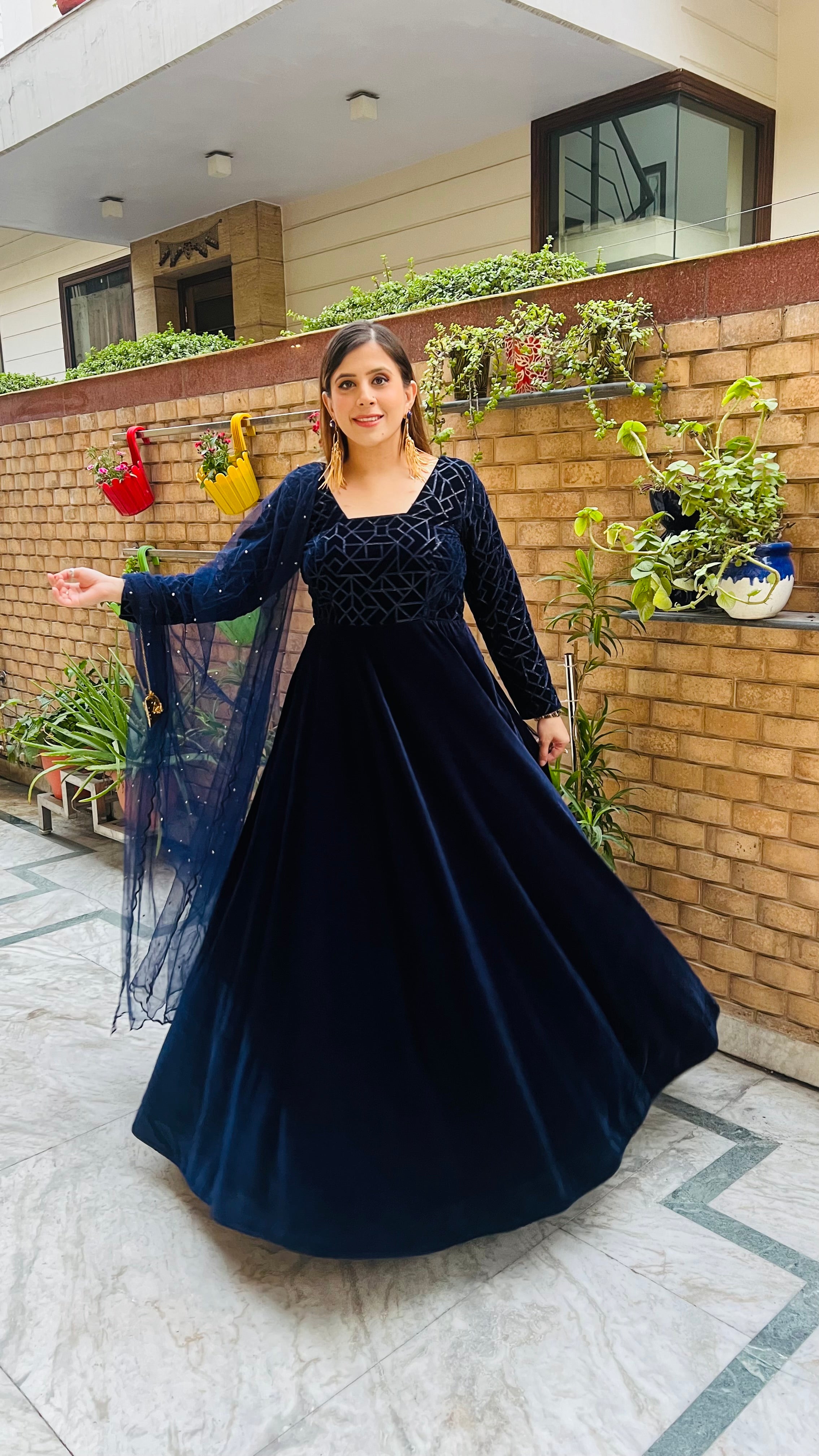 Blue Geometrical Love