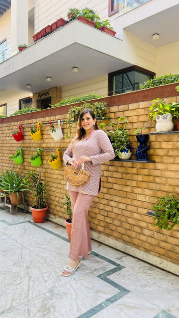 Pastel Brown Pearl Co-Ord