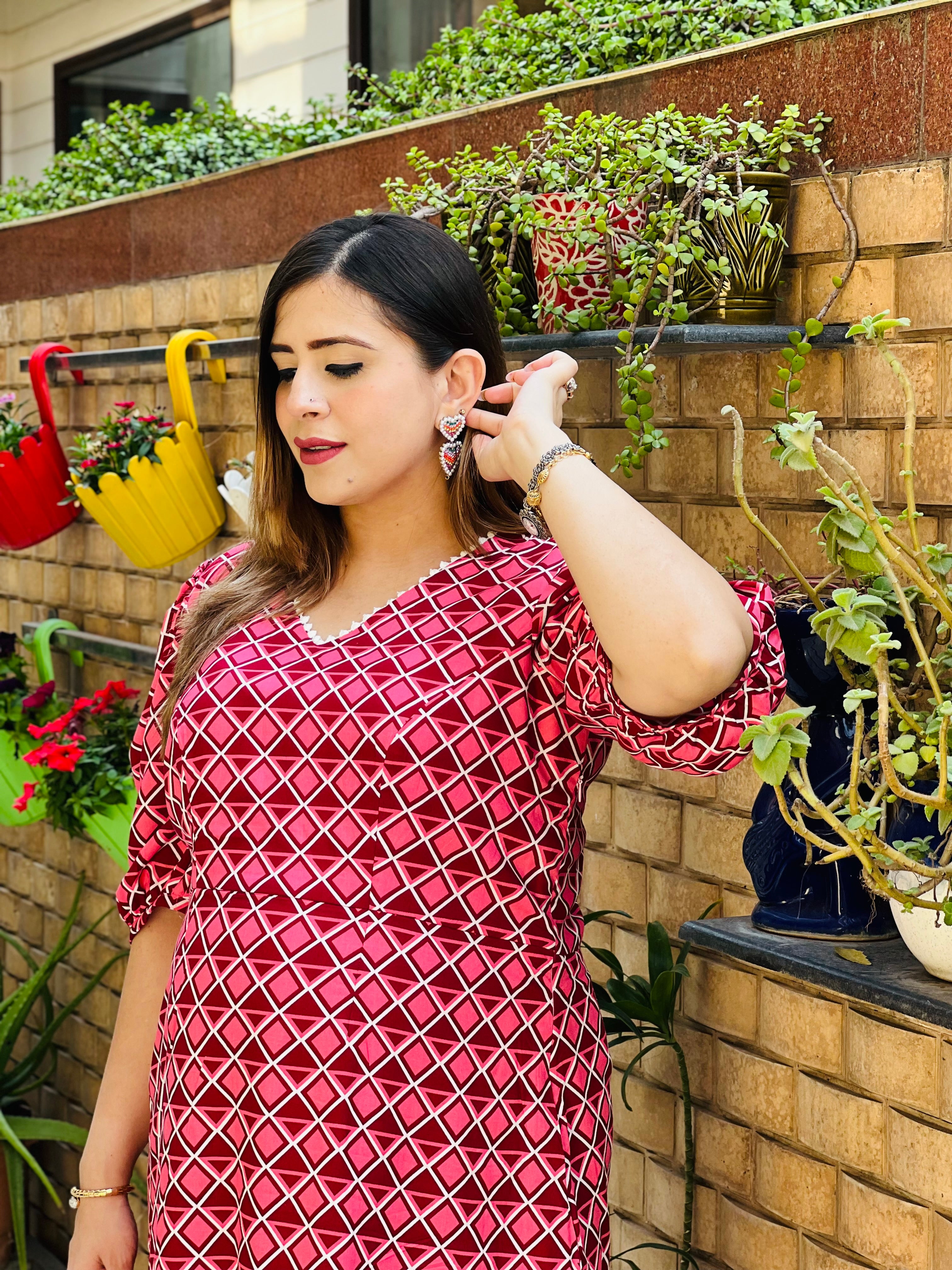 Pink Mama Geometric Love