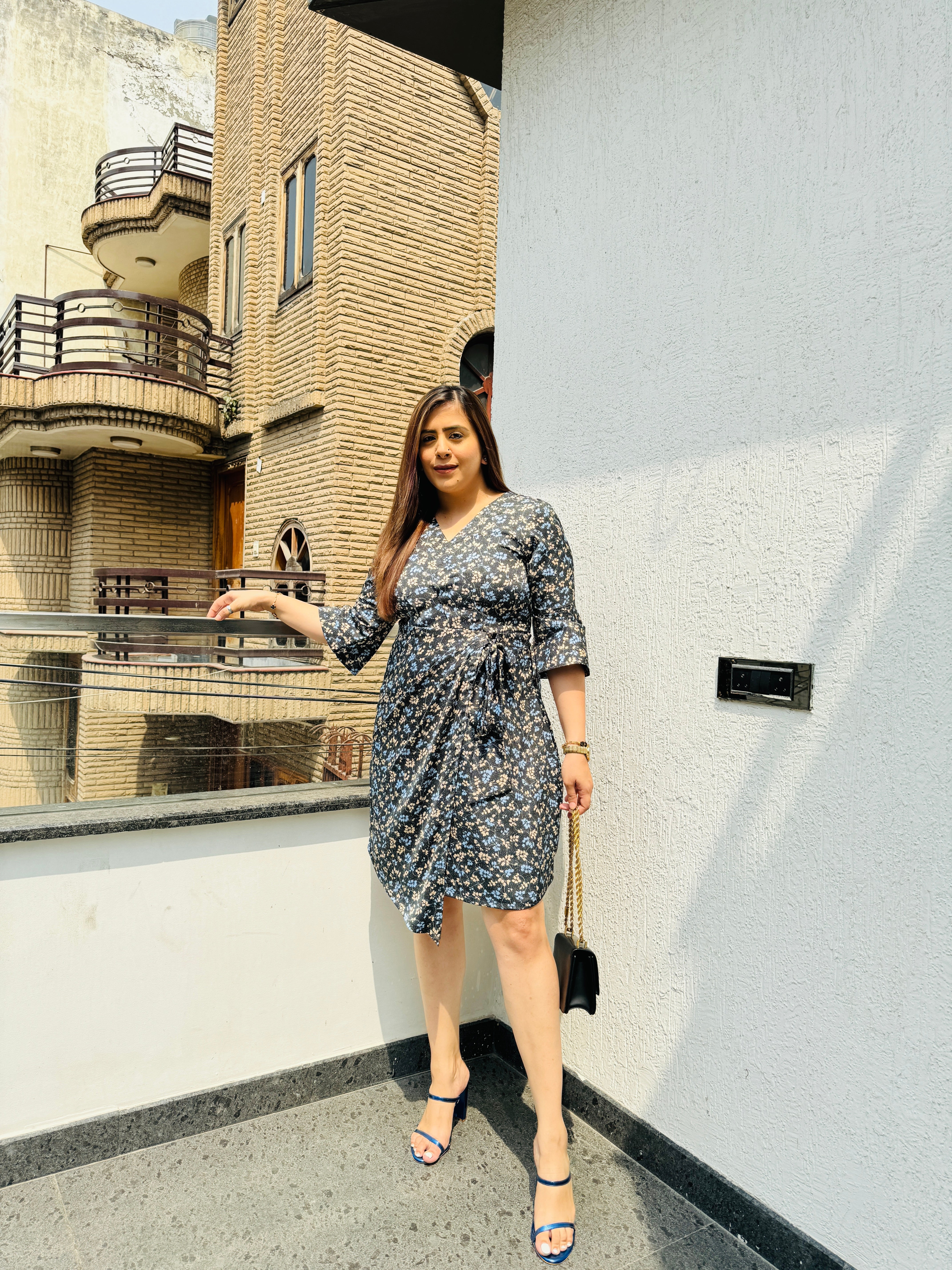 Midnight Drape Dress