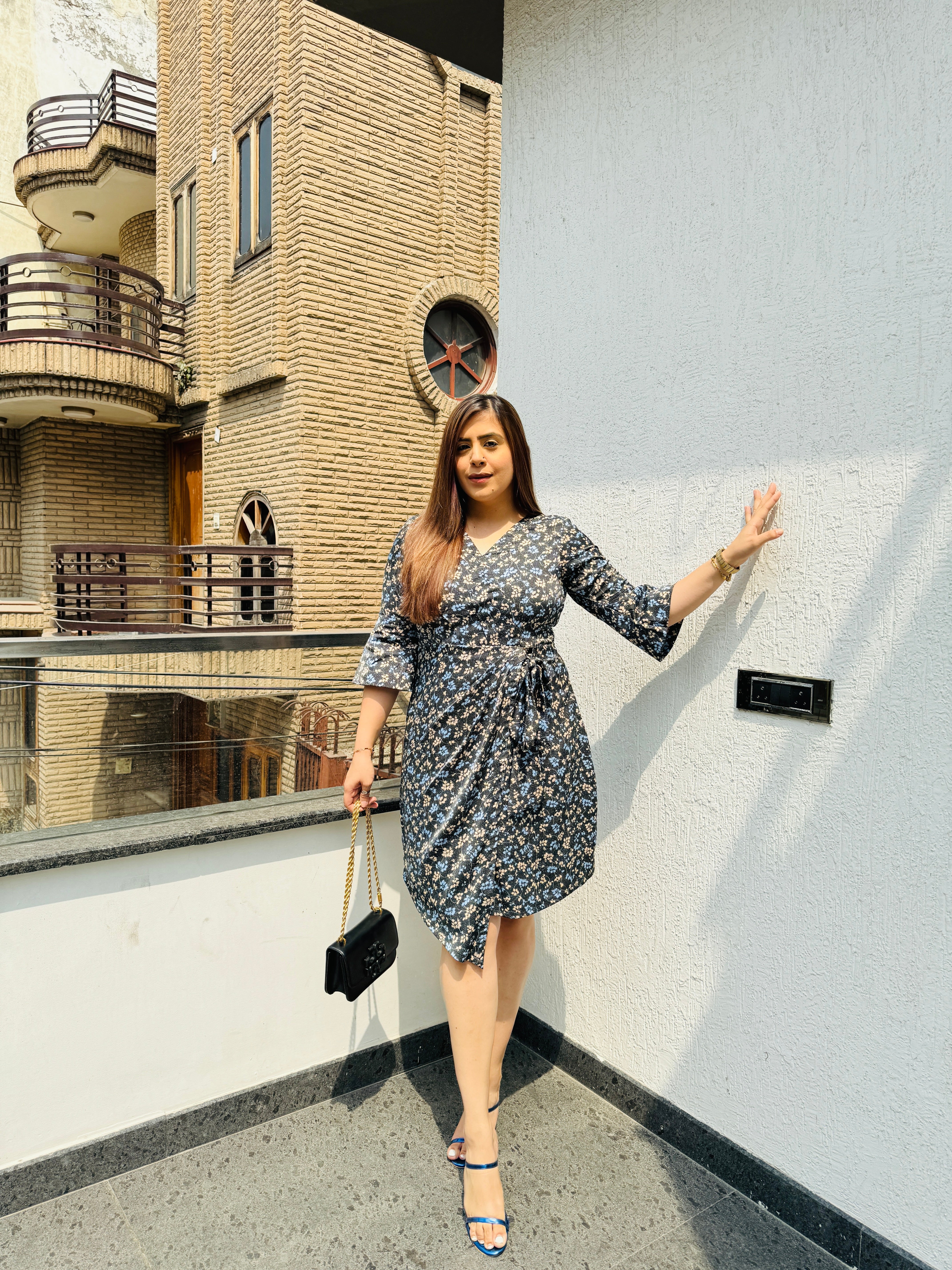 Midnight Drape Dress