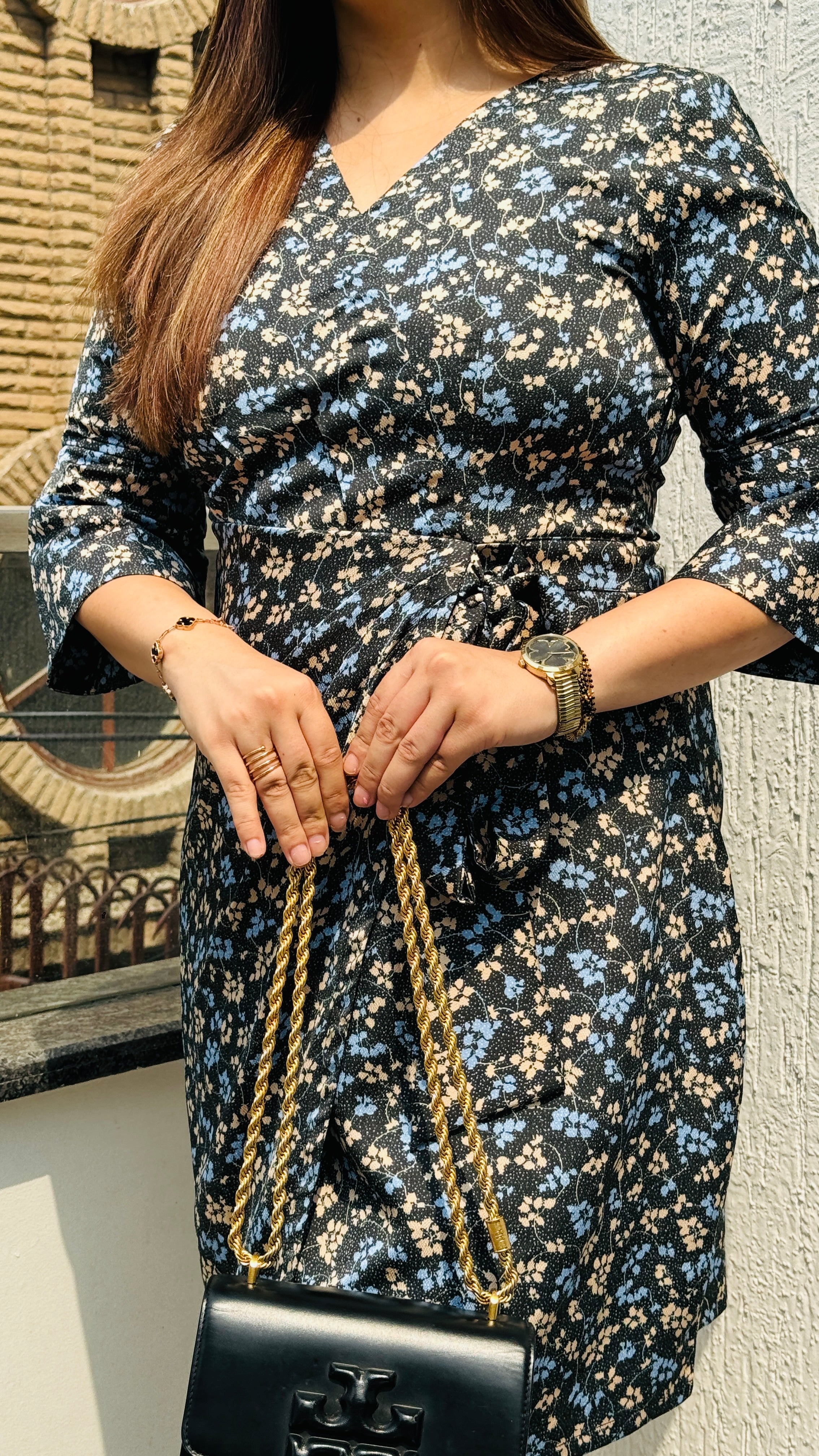 Midnight Drape Dress