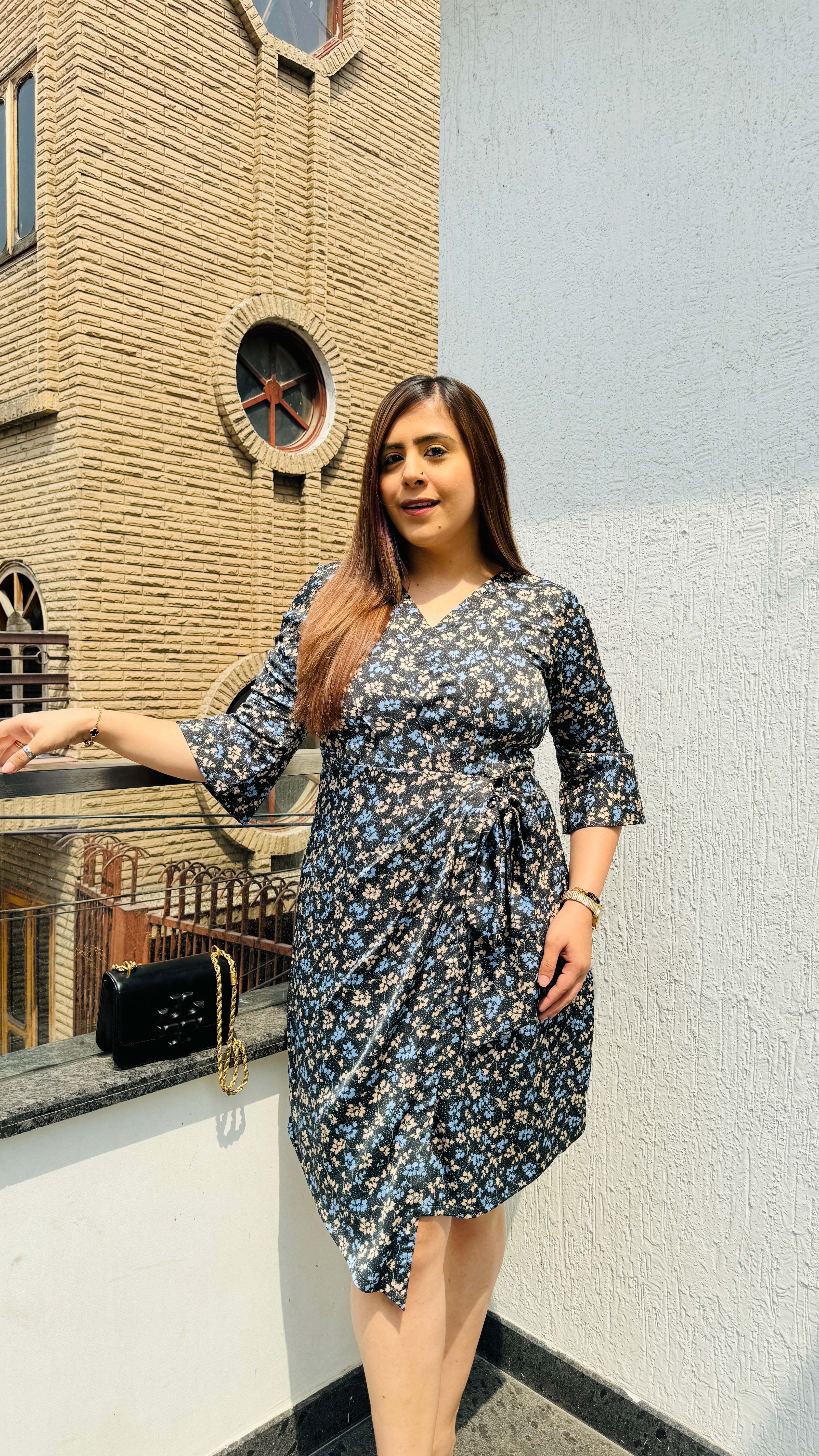 Midnight Drape Dress