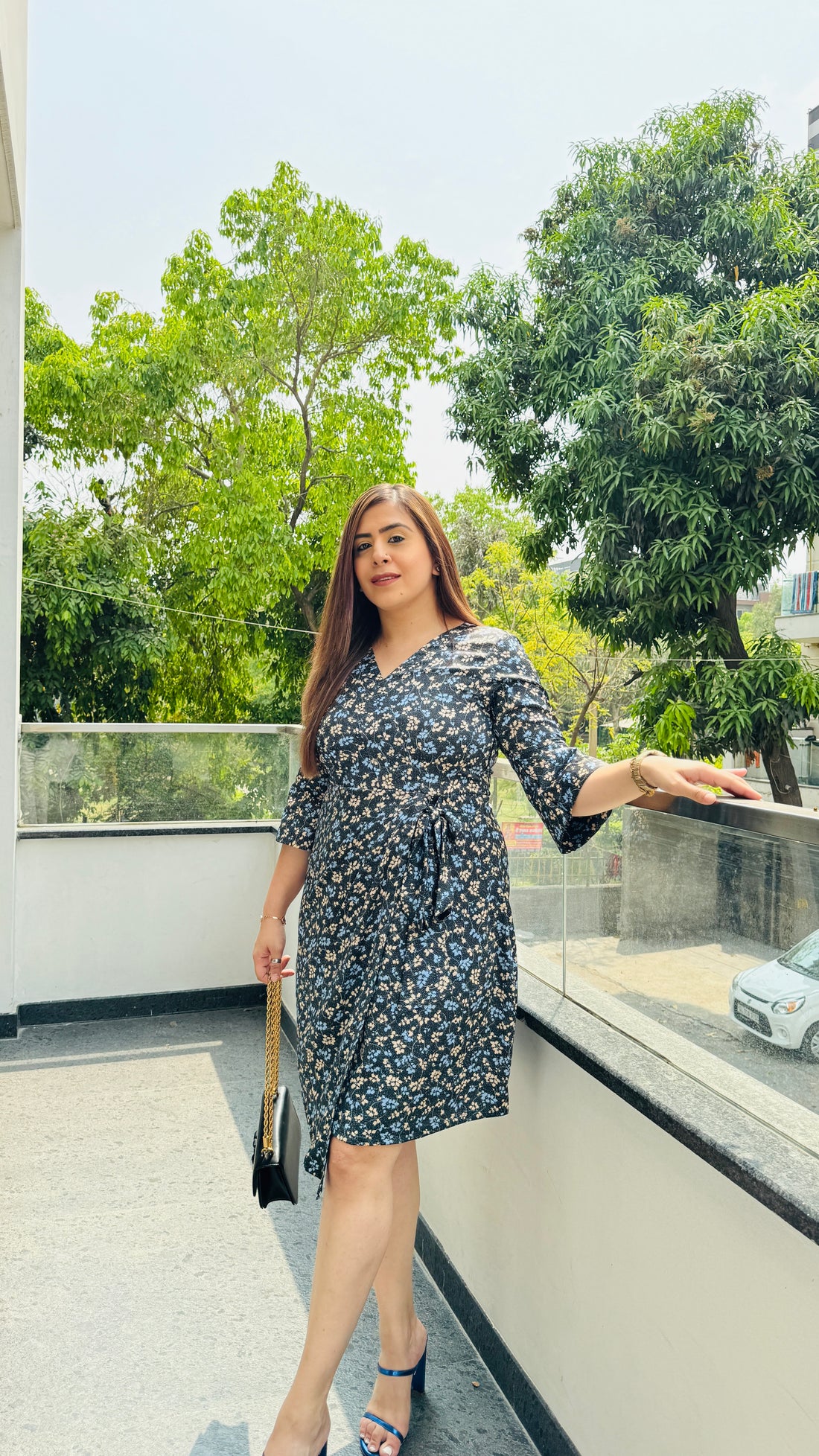 Midnight Drape Dress