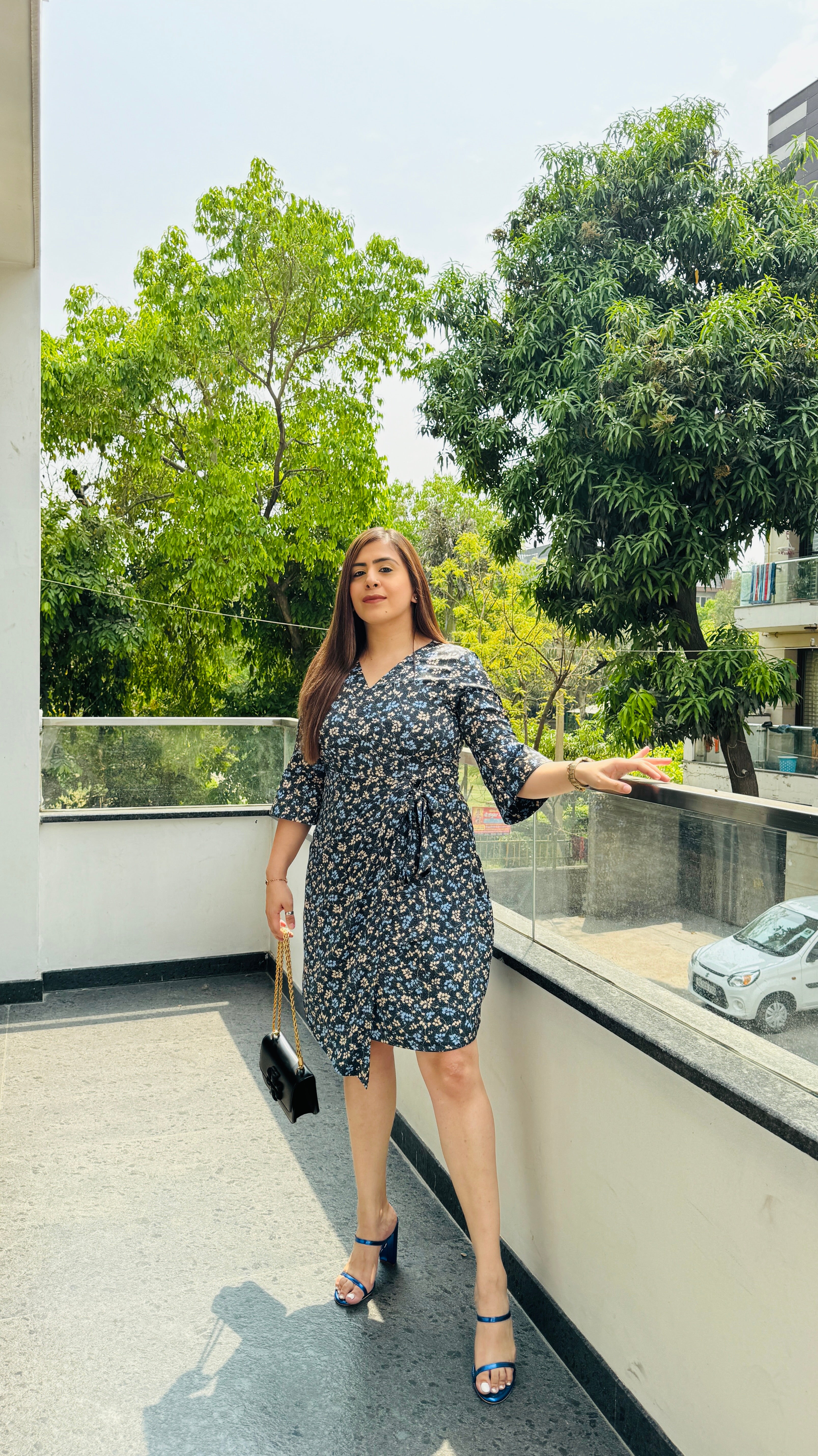 Midnight Drape Dress