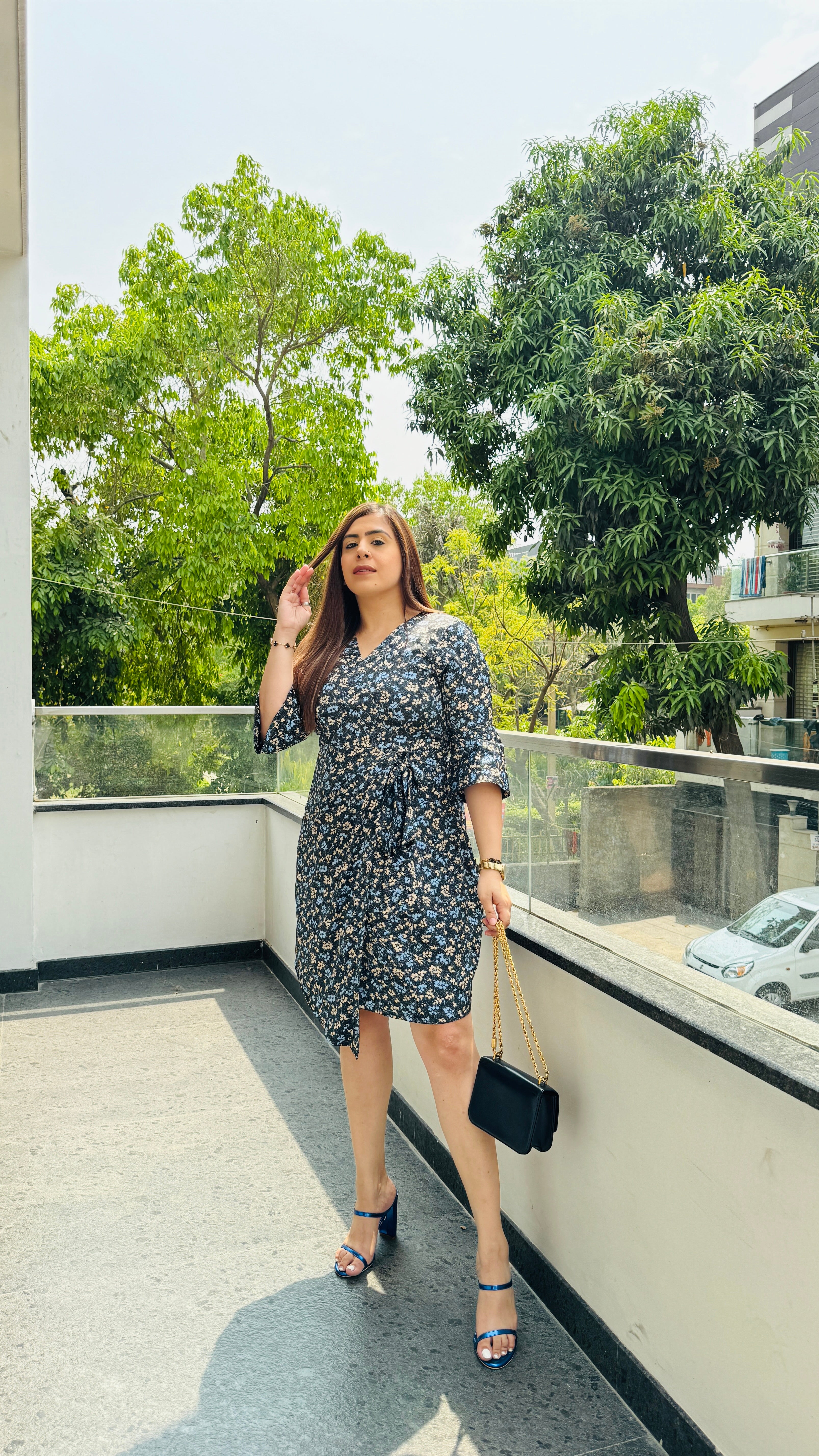 Midnight Drape Dress