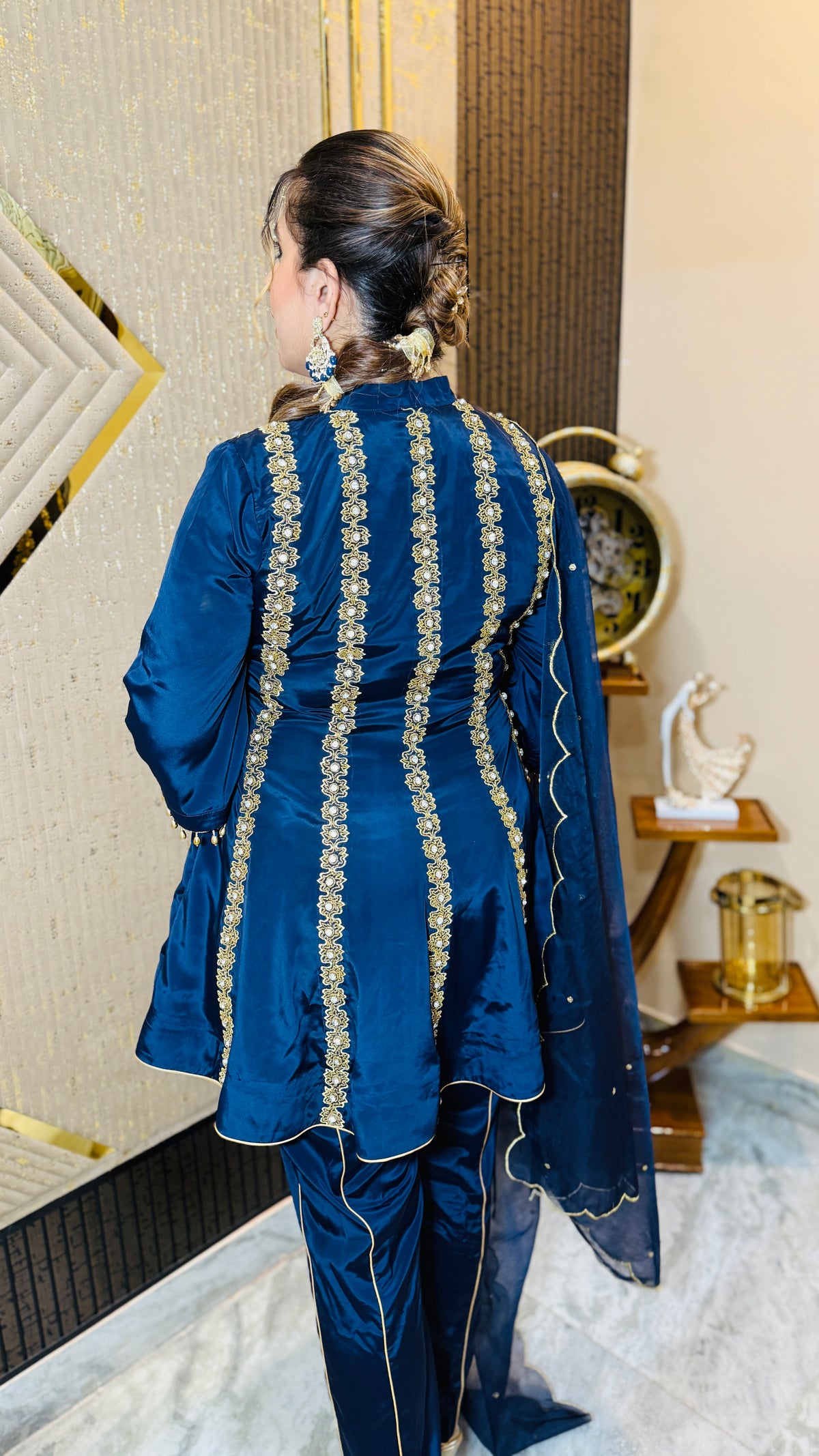 Navy Blue Festive Suit