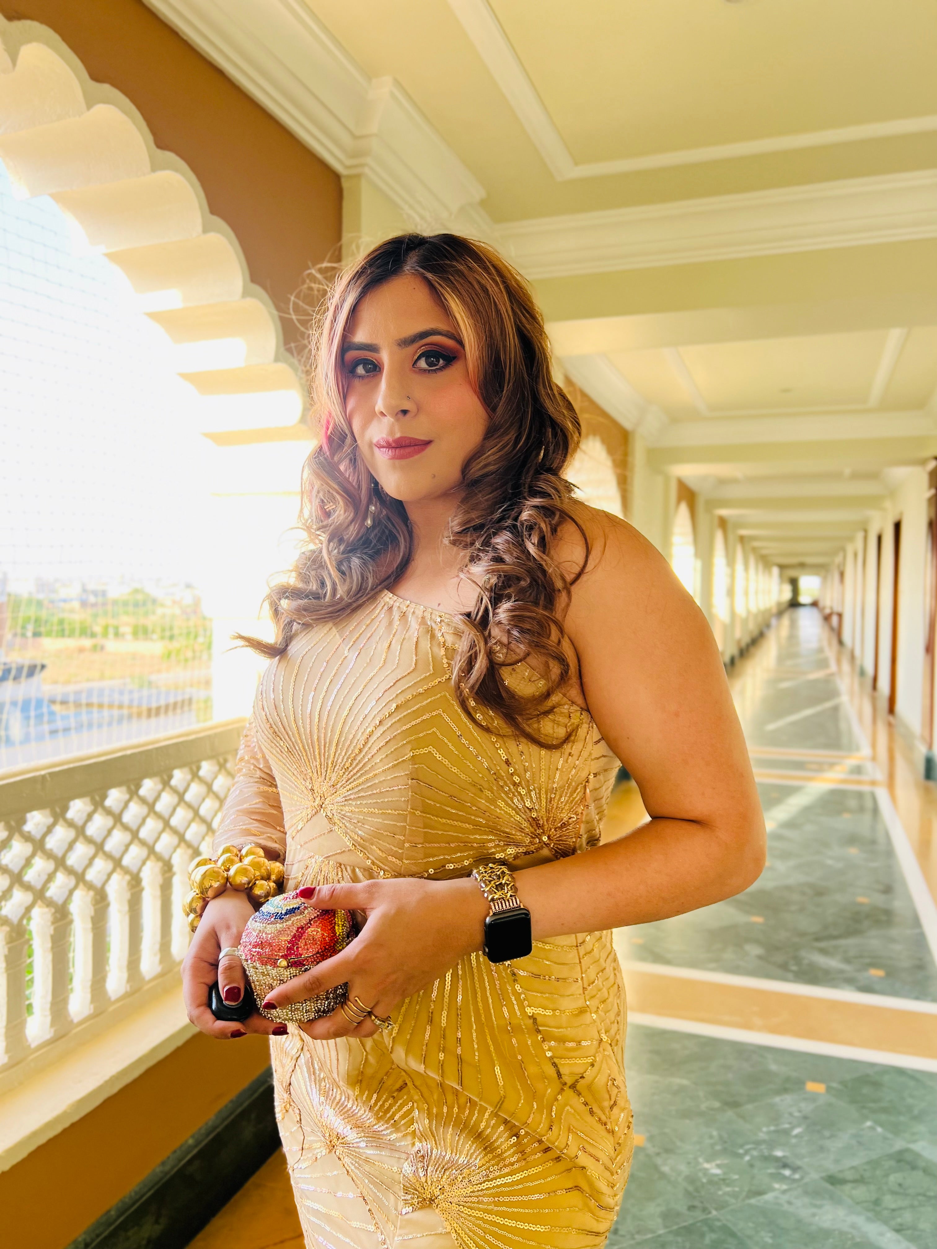 Golden Glam Gown