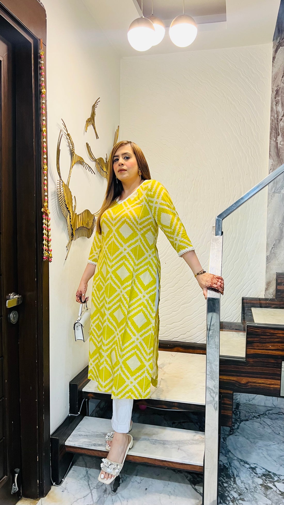 Geometri-City Mul Cotton Kurti