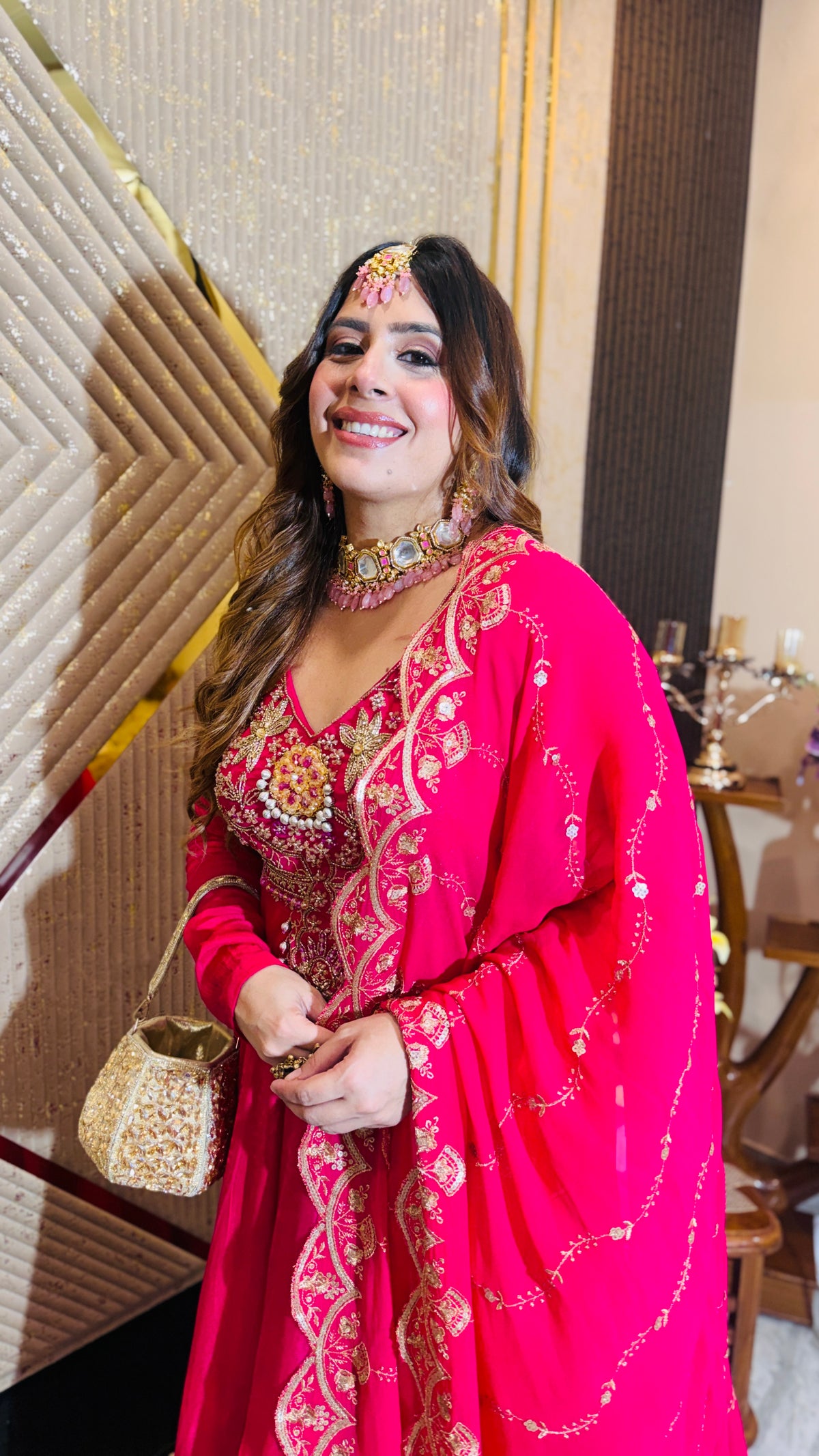 Pink Rendezvous Anarkali