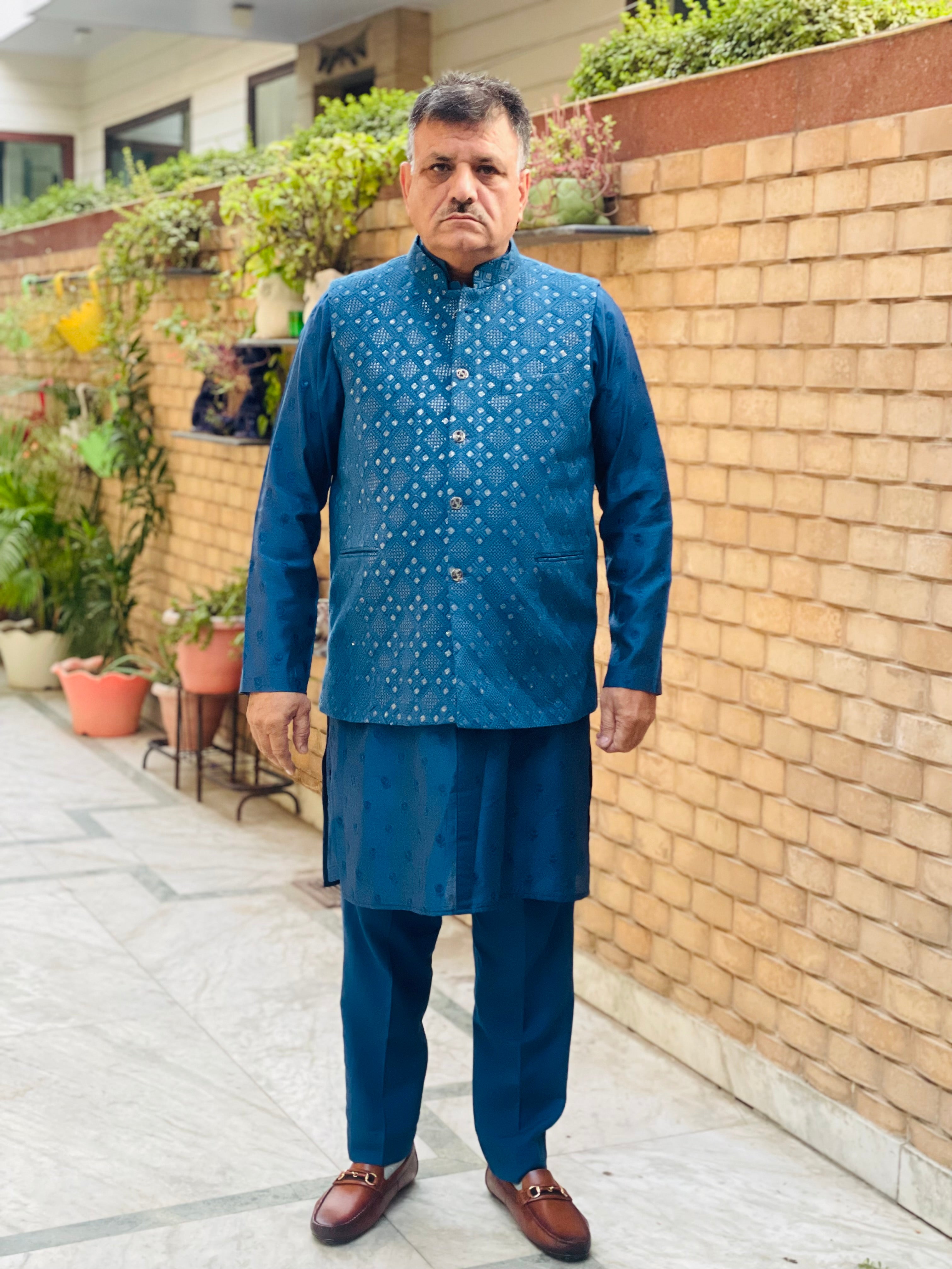 Blue Waistcoat Menswear