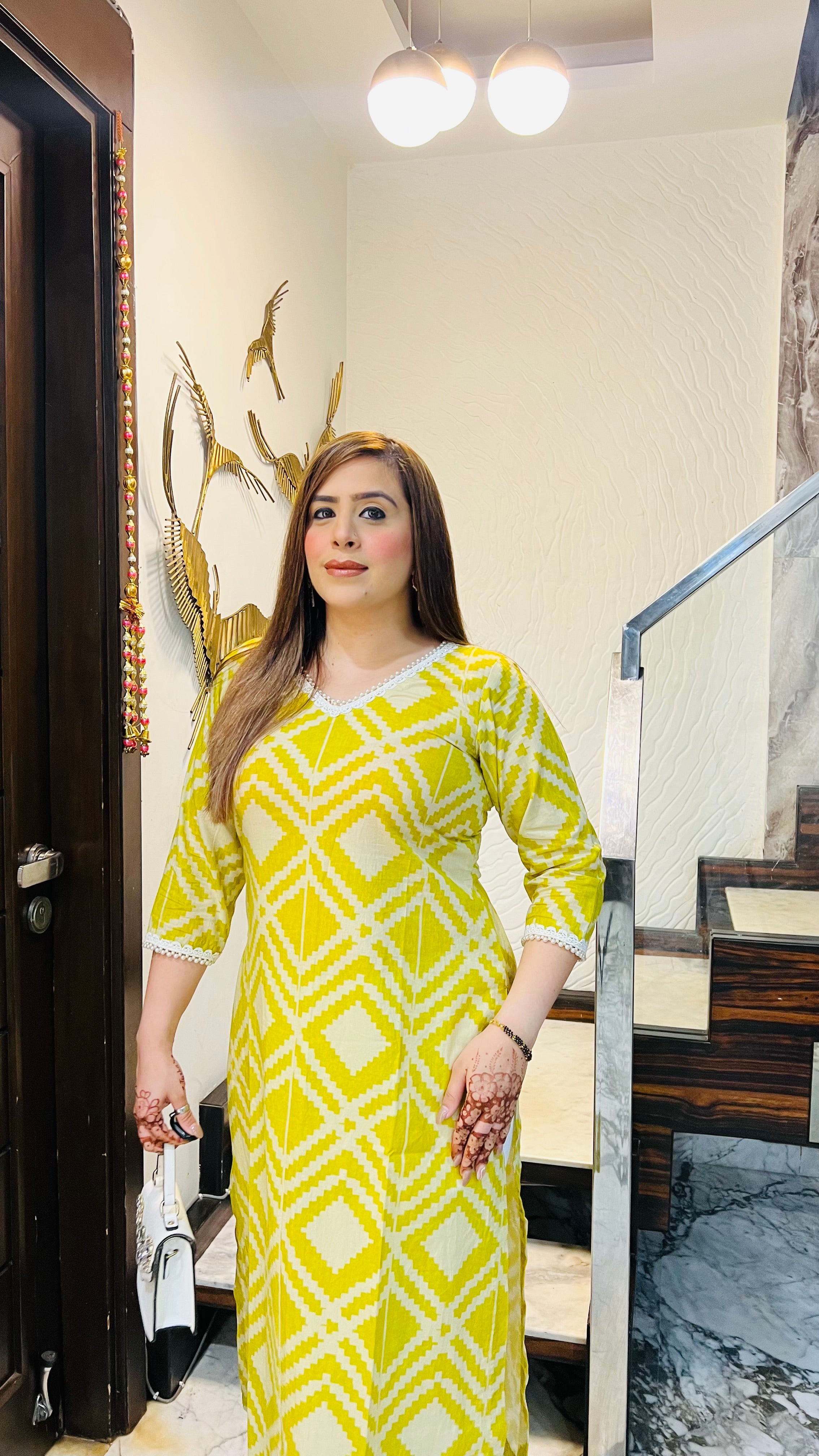 Geometri-City Mul Cotton Kurti