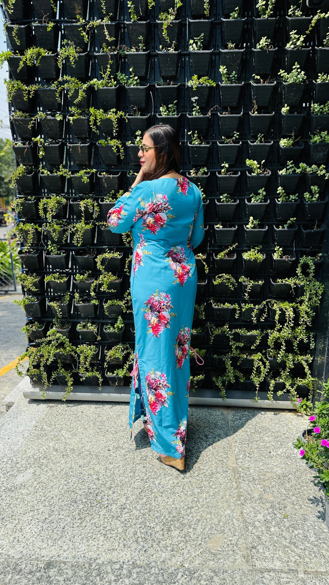 Floral Diwali Kaftaan