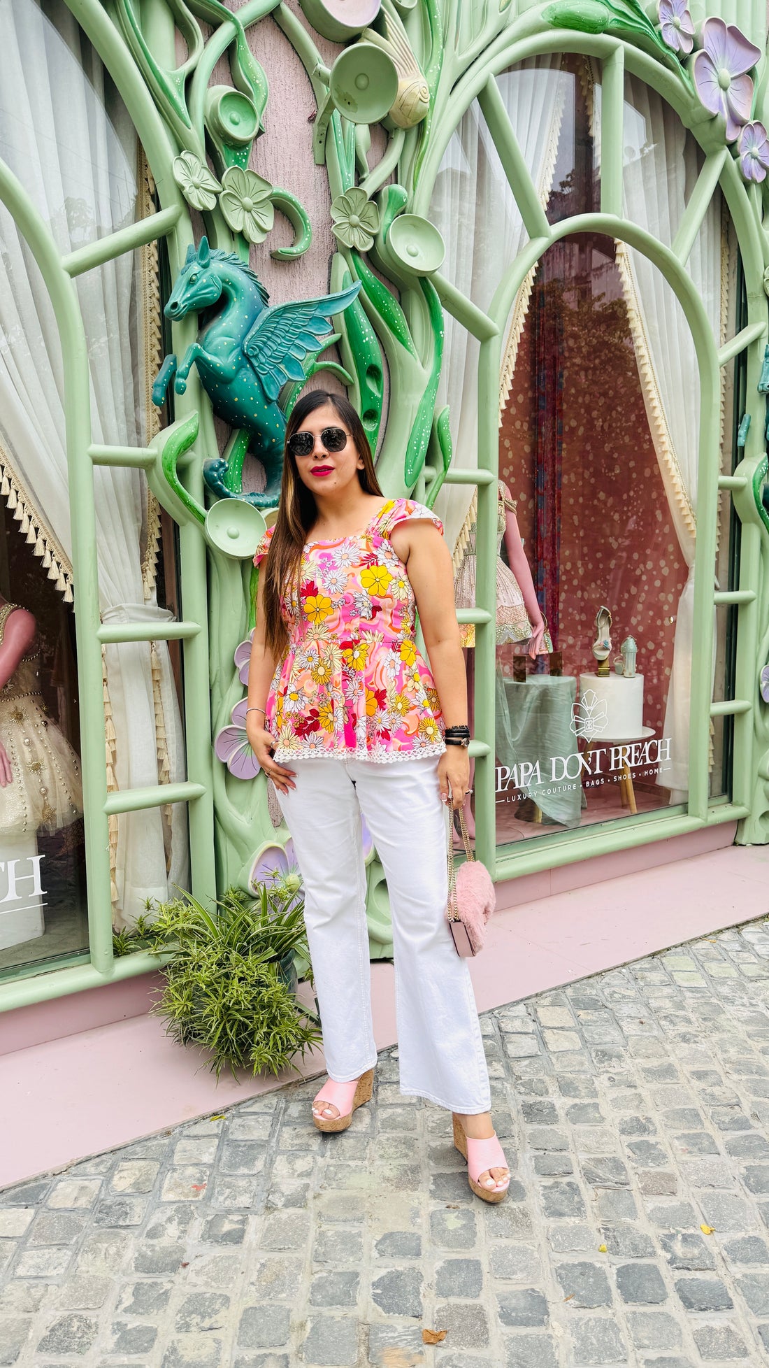 Pink Salt Soirée Top