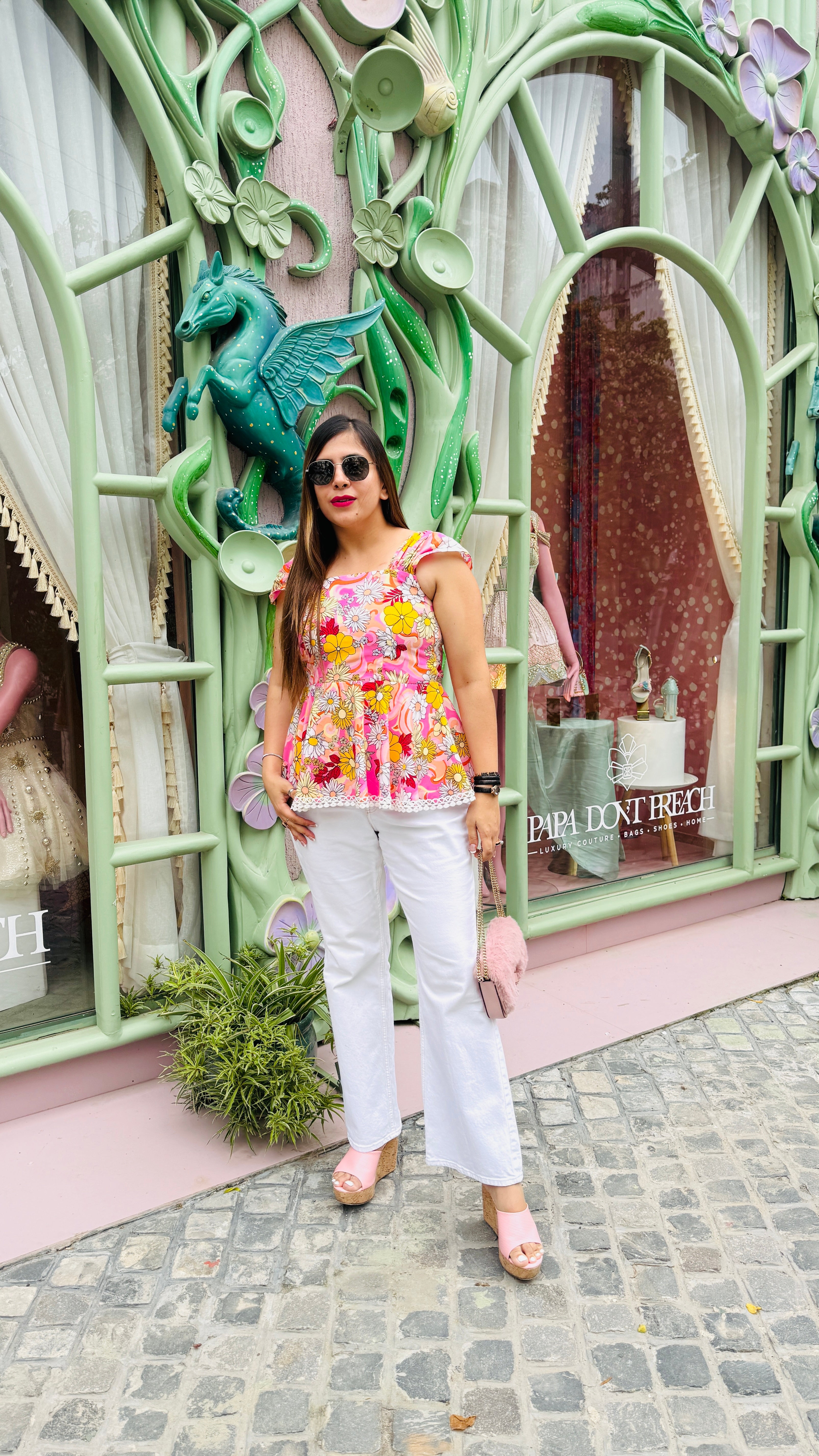 Pink Salt Soirée Top