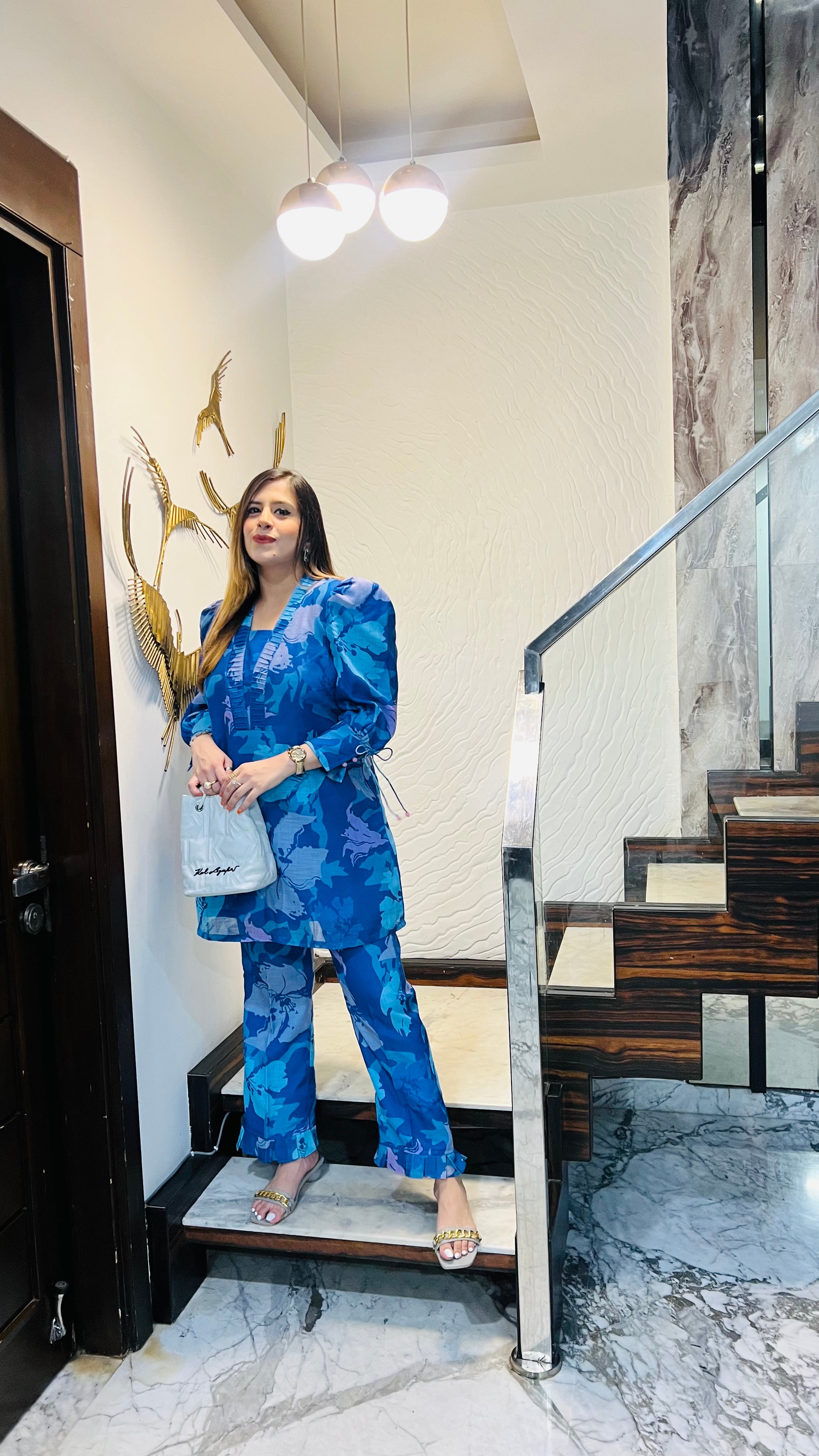 Linen On Blue Co-Ord