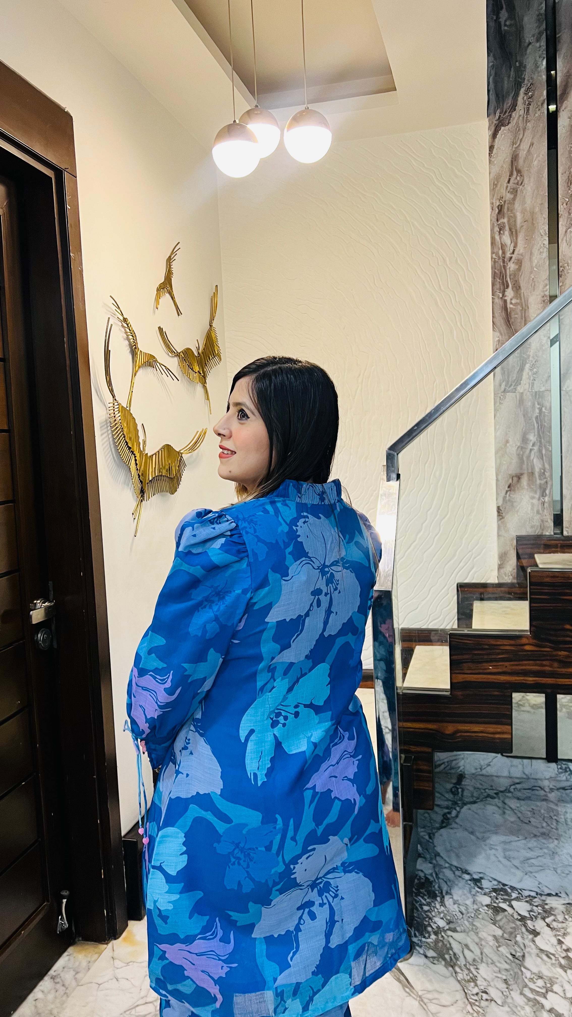 Linen On Blue Co-Ord