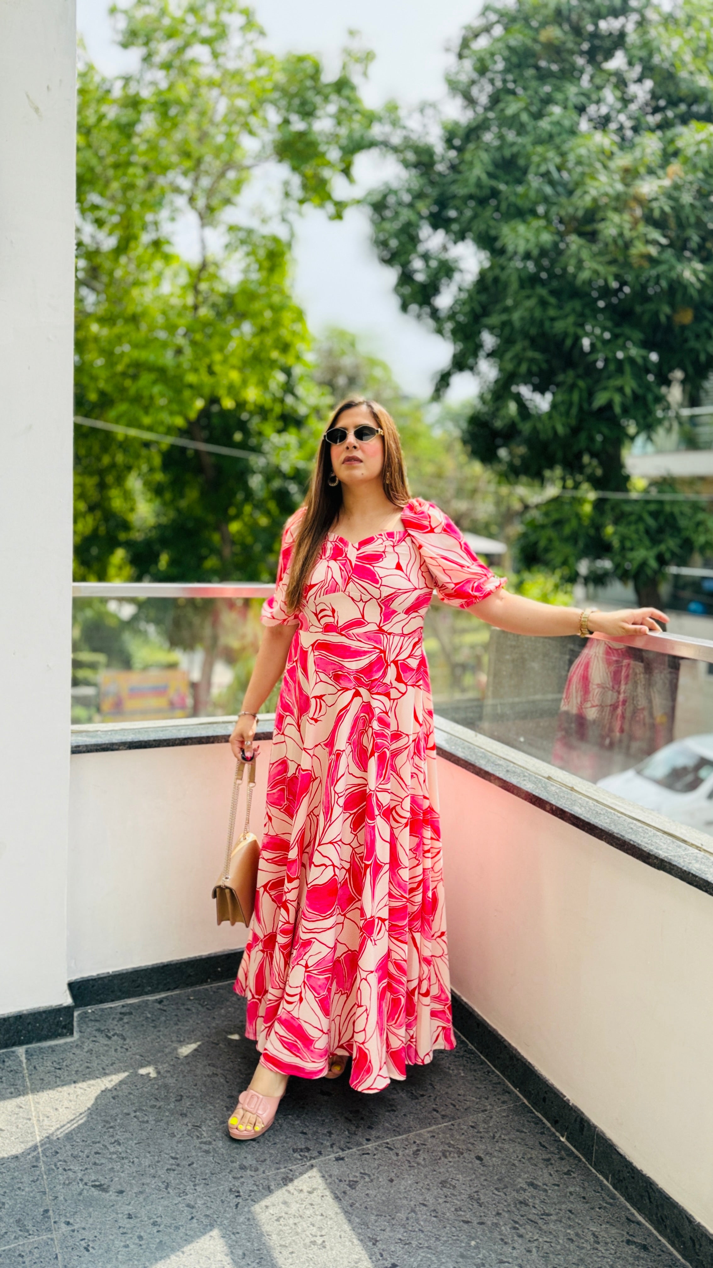 Pink Salt Maxi Dress