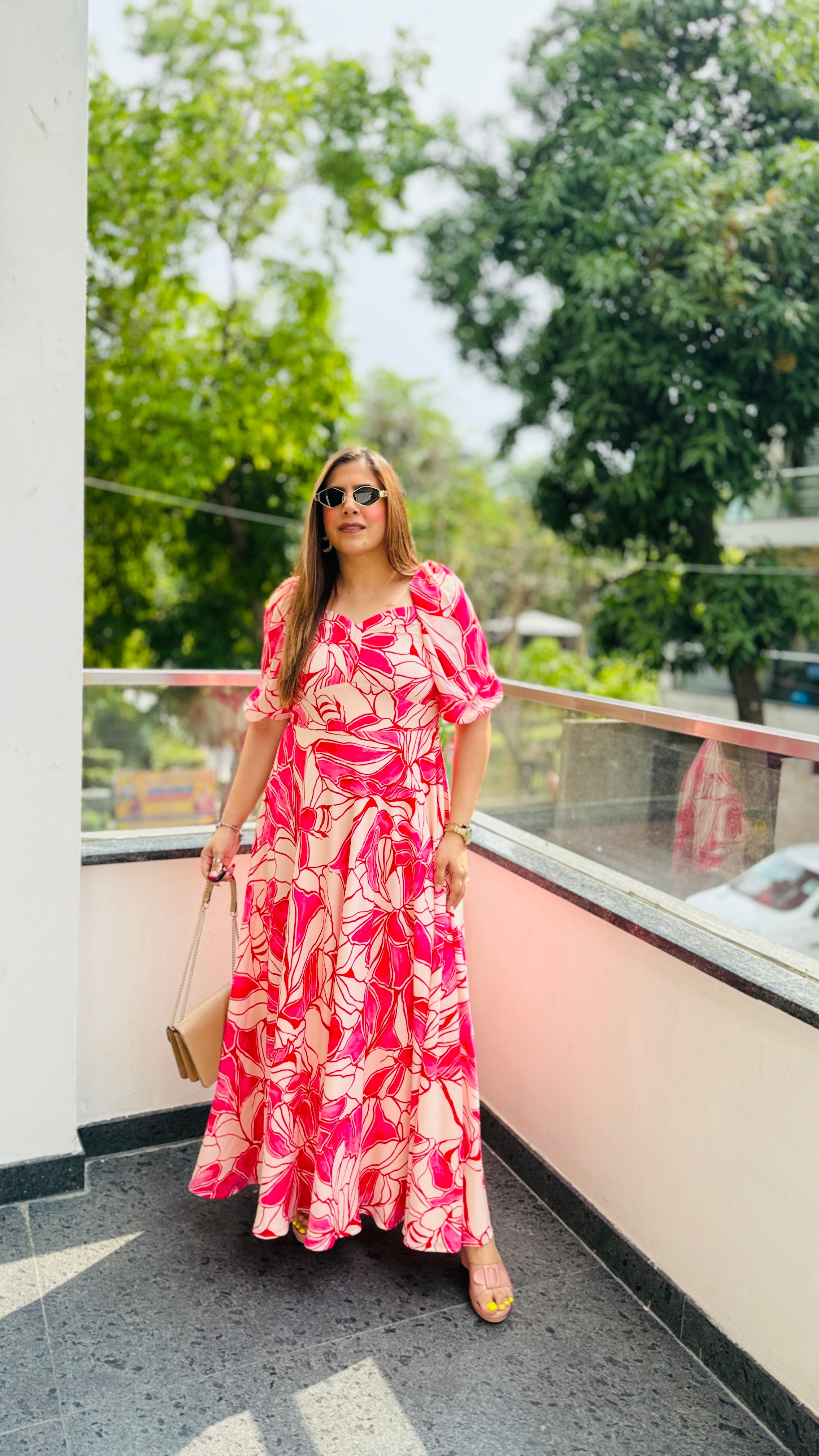 Pink Salt Maxi Dress