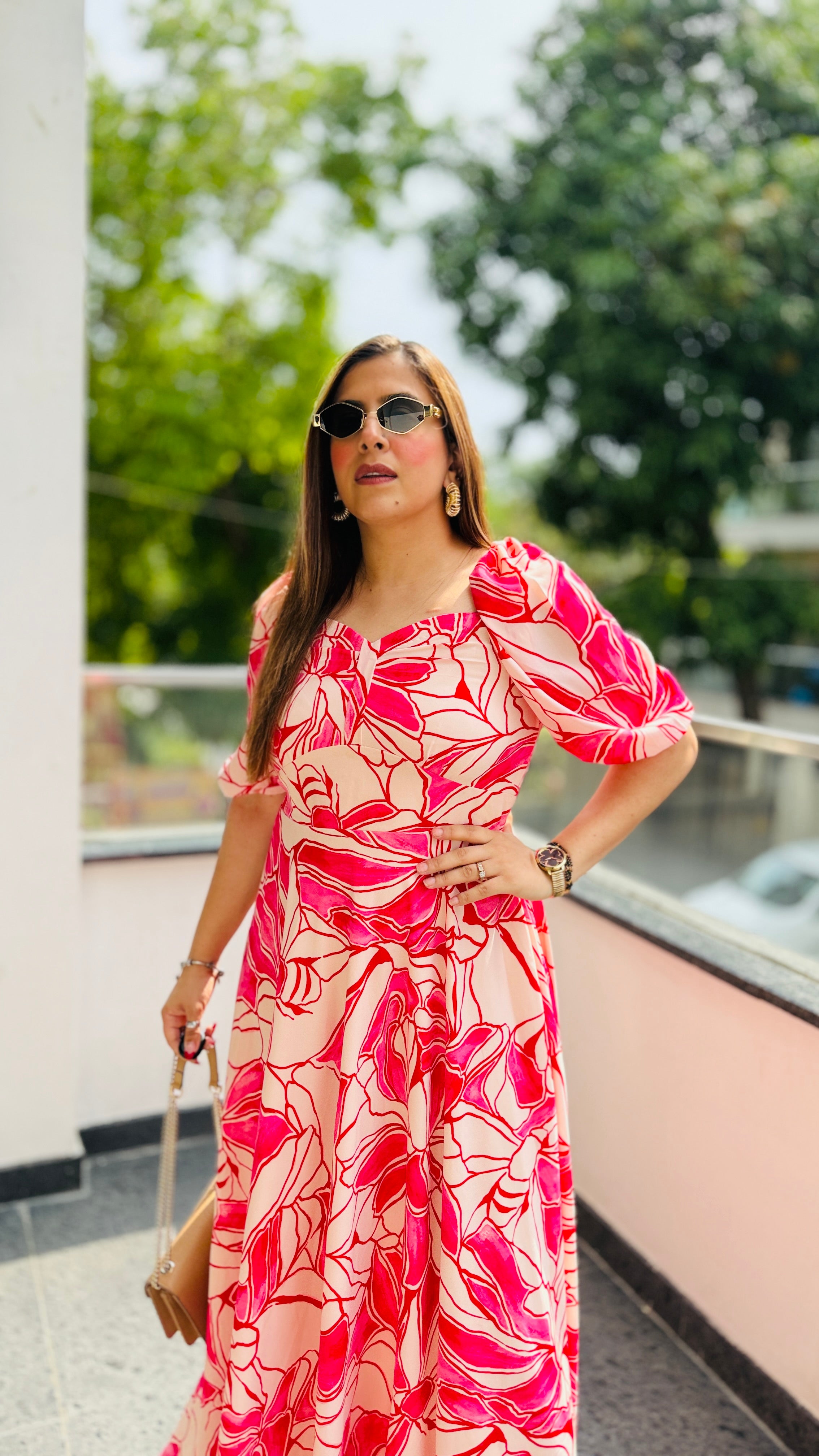 Pink Salt Maxi Dress