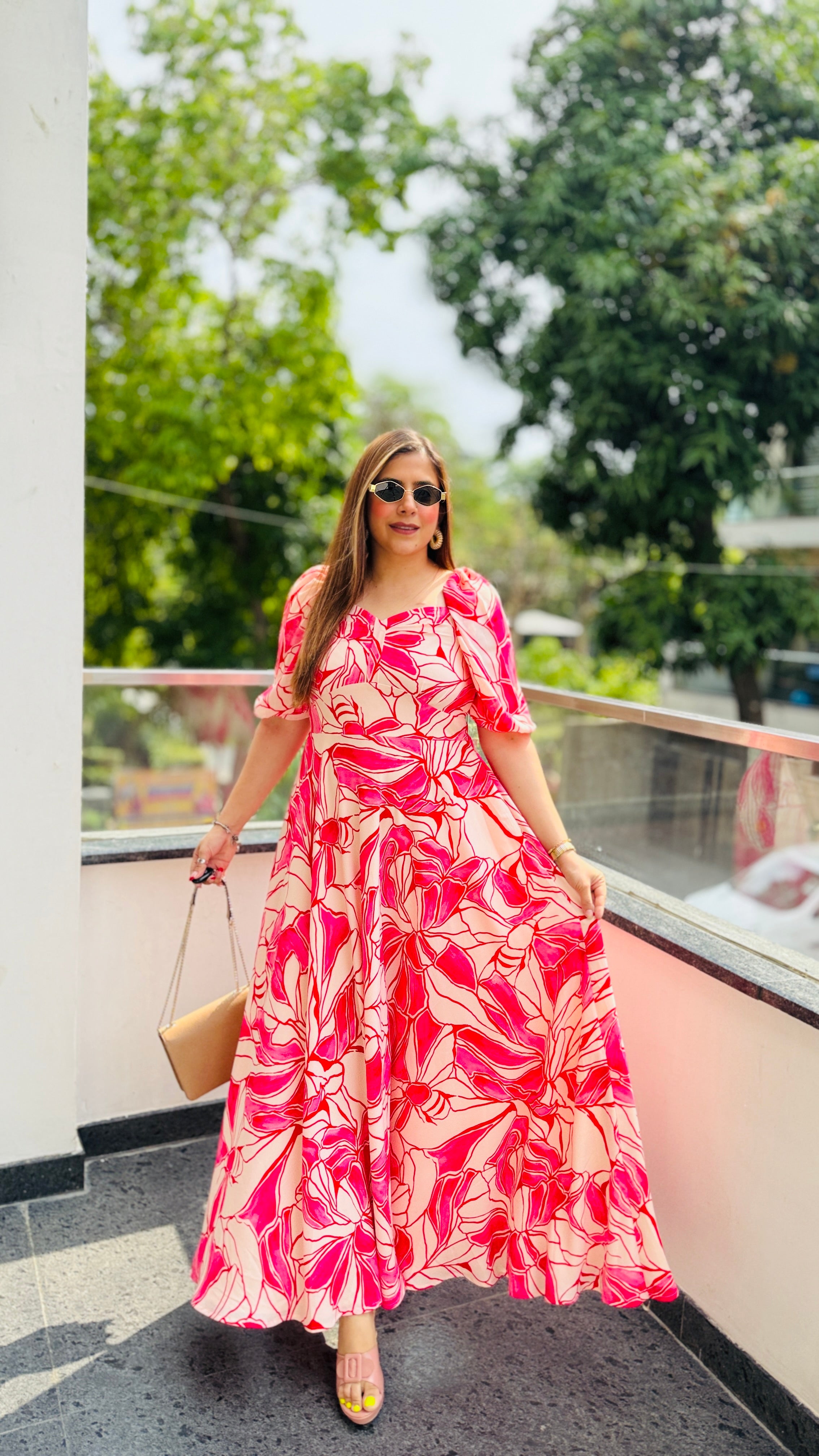 Pink Salt Maxi Dress